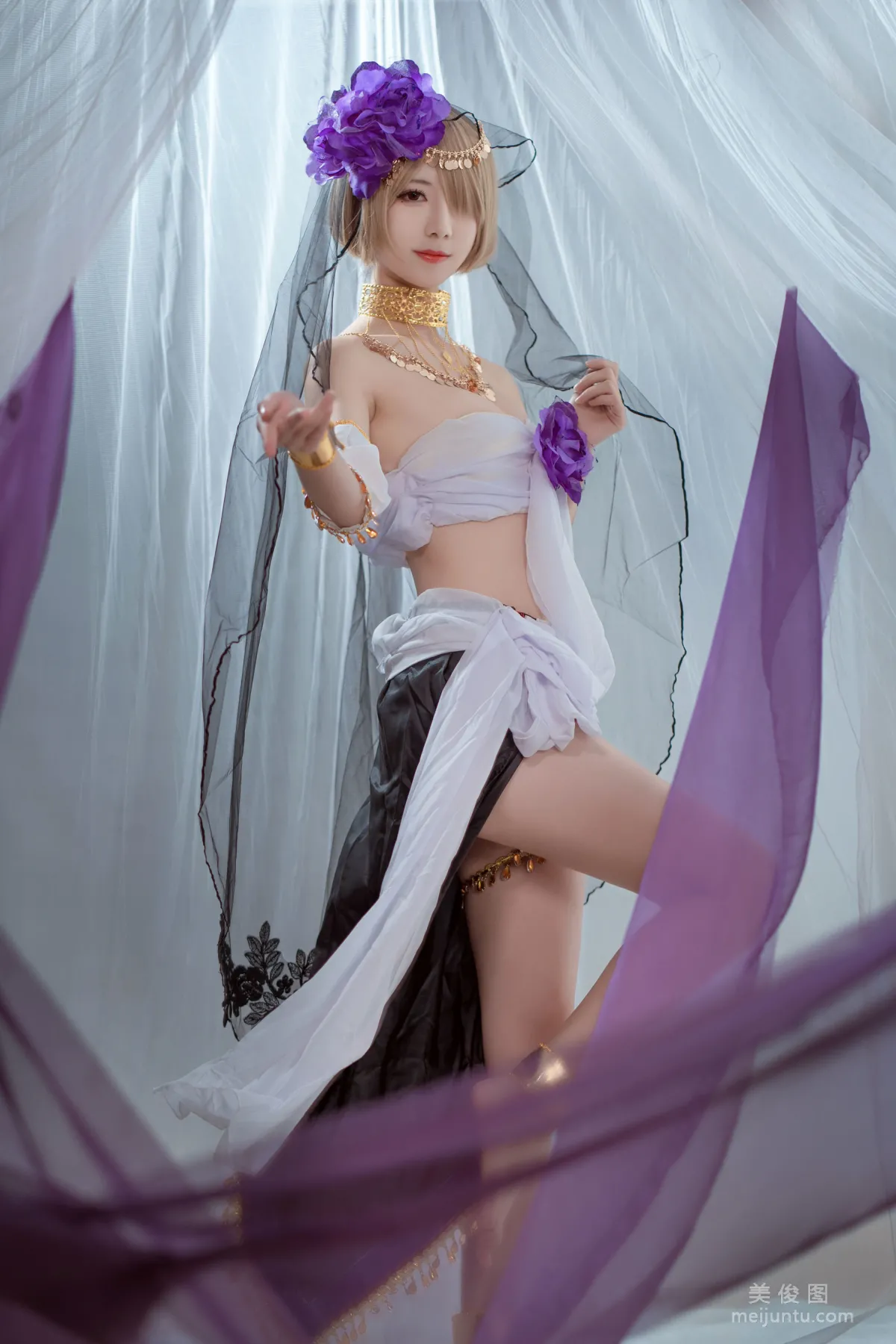 [美女Coser] 弥音音ww 《舞娘》 写真集19