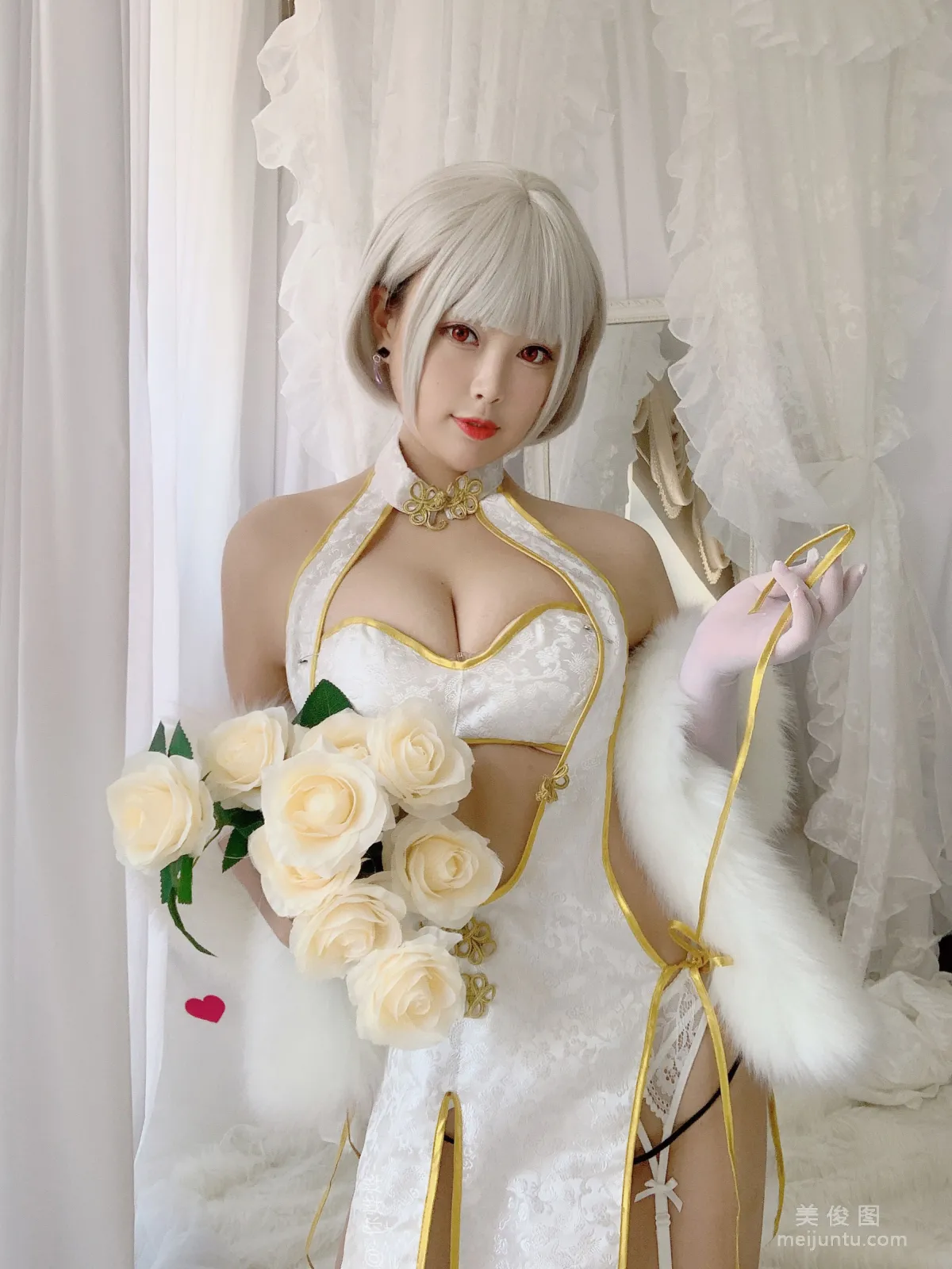 [美女Coser] -白烨- 《白旗袍》 写真集22