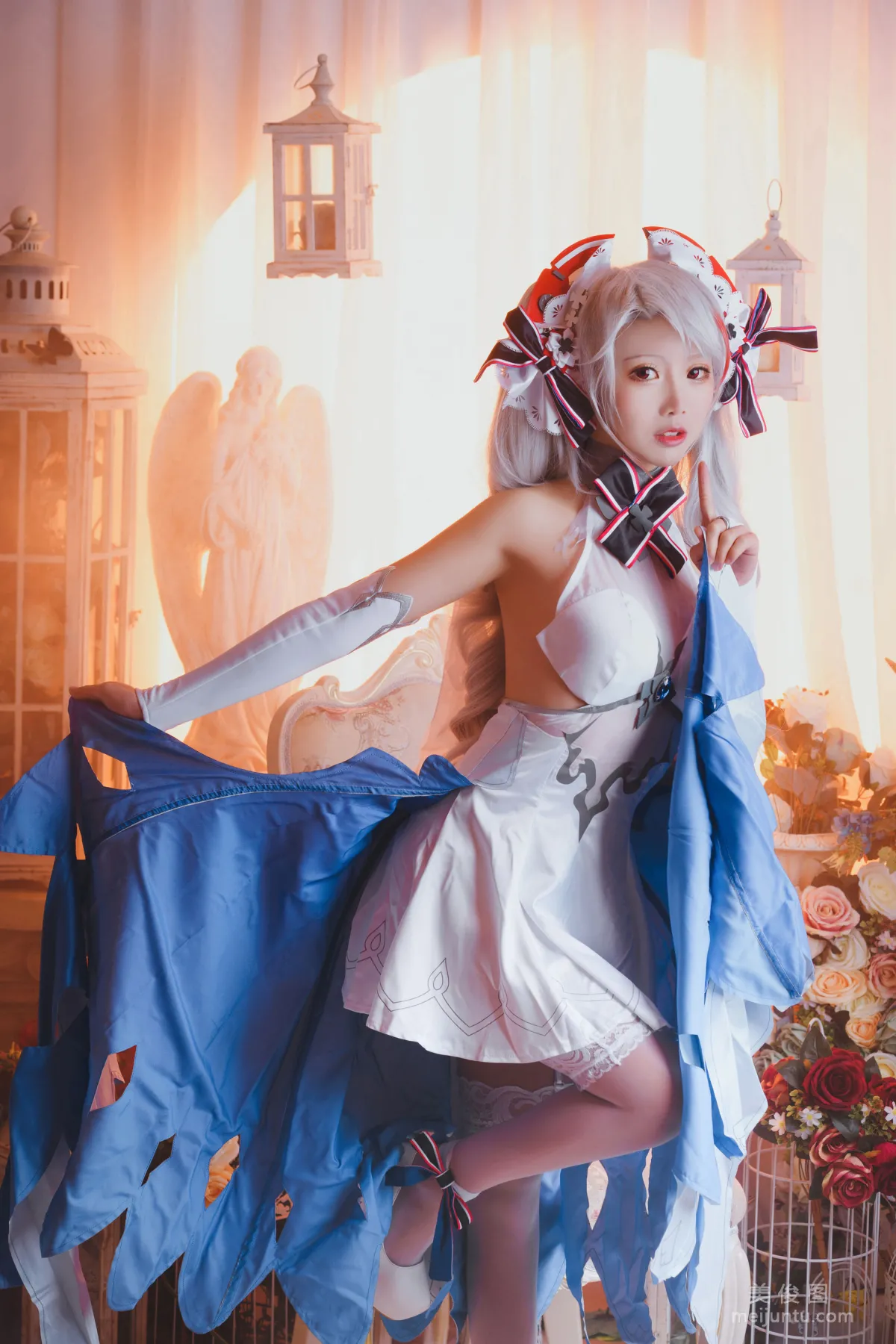 [美女Coser] 面饼仙儿 《欧根花嫁》 写真集11