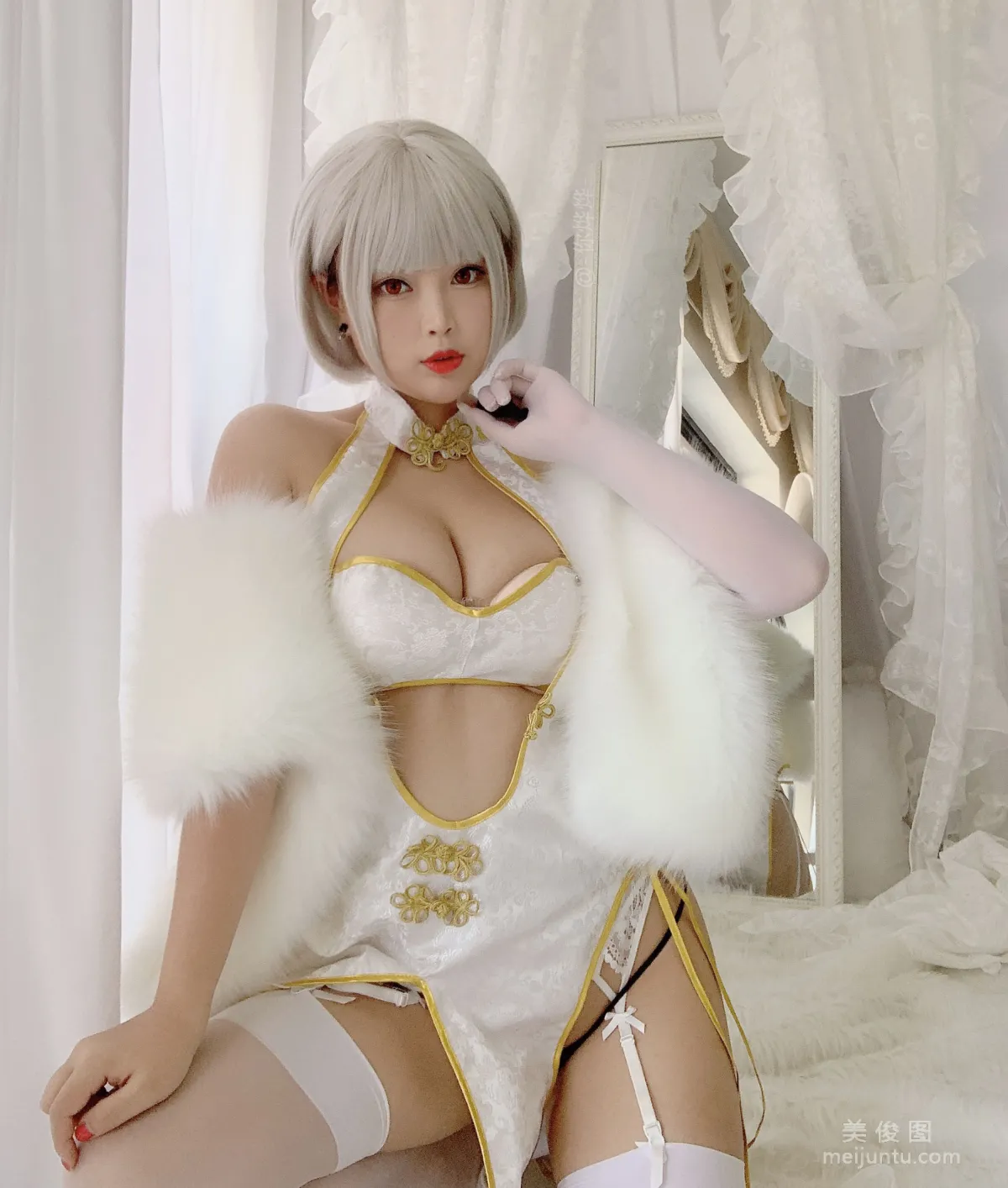 [美女Coser] -白烨- 《白旗袍》 写真集18