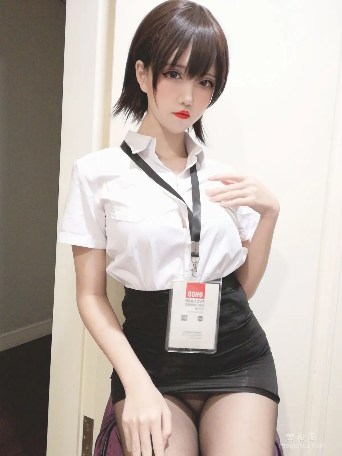 鬼马少女阿薰kaOri 《黑丝OL》 写真集14