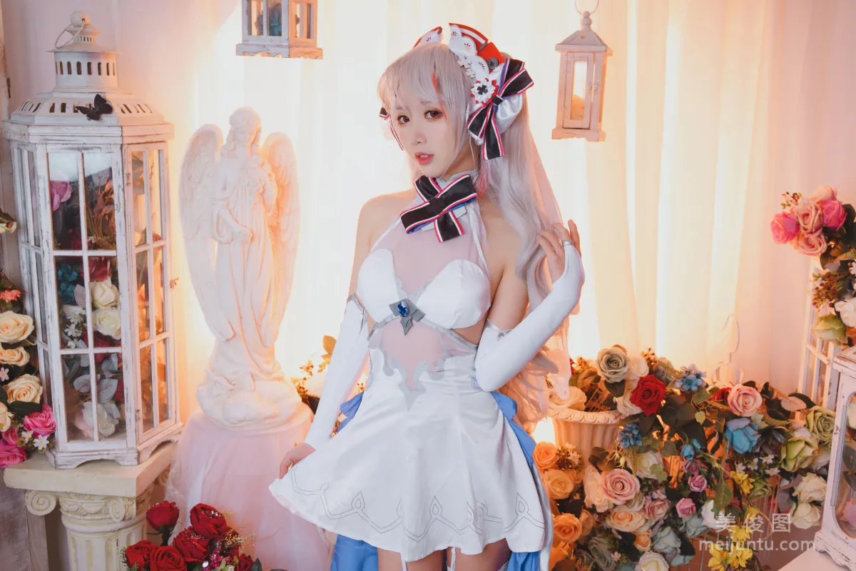 [美女Coser] 面饼仙儿 《欧根花嫁》 写真集21