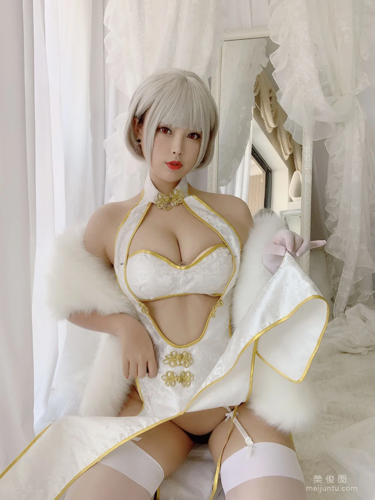 [美女Coser] -白烨- 《白旗袍》 写真集20