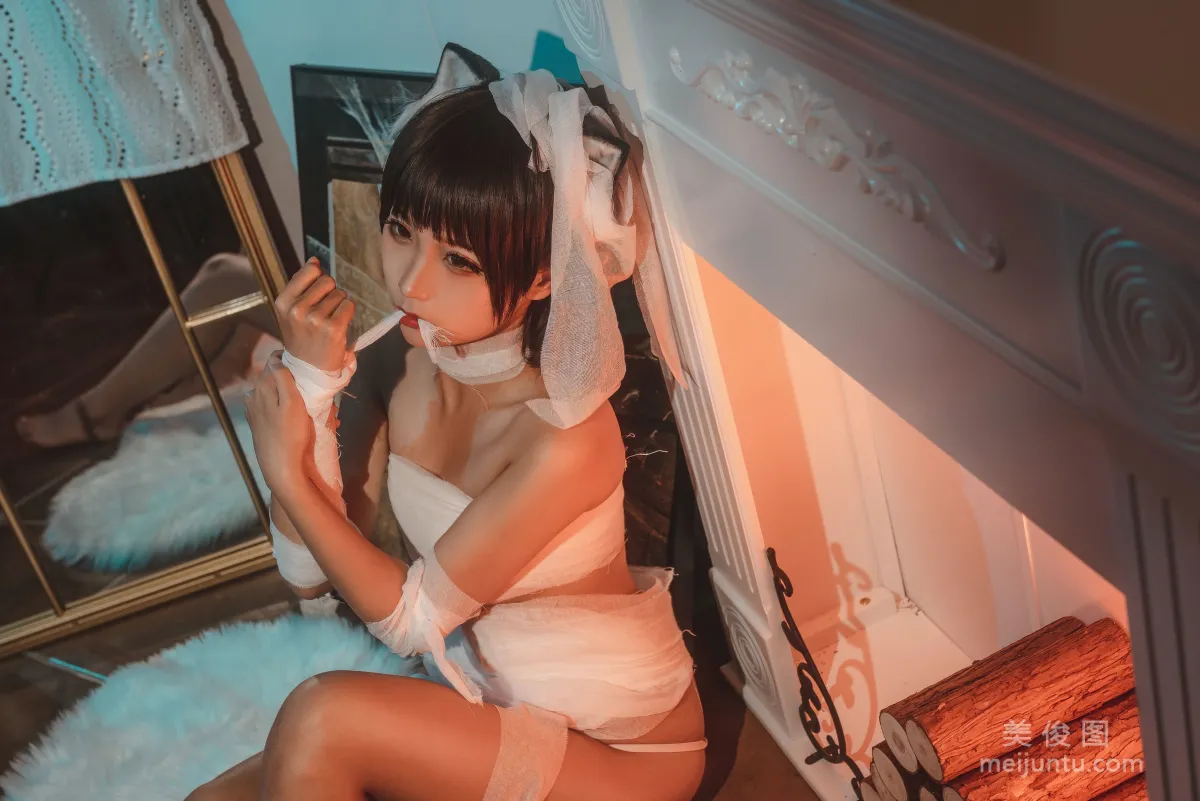 [美女Coser] 蠢沫沫 《绷带猫》 写真集14