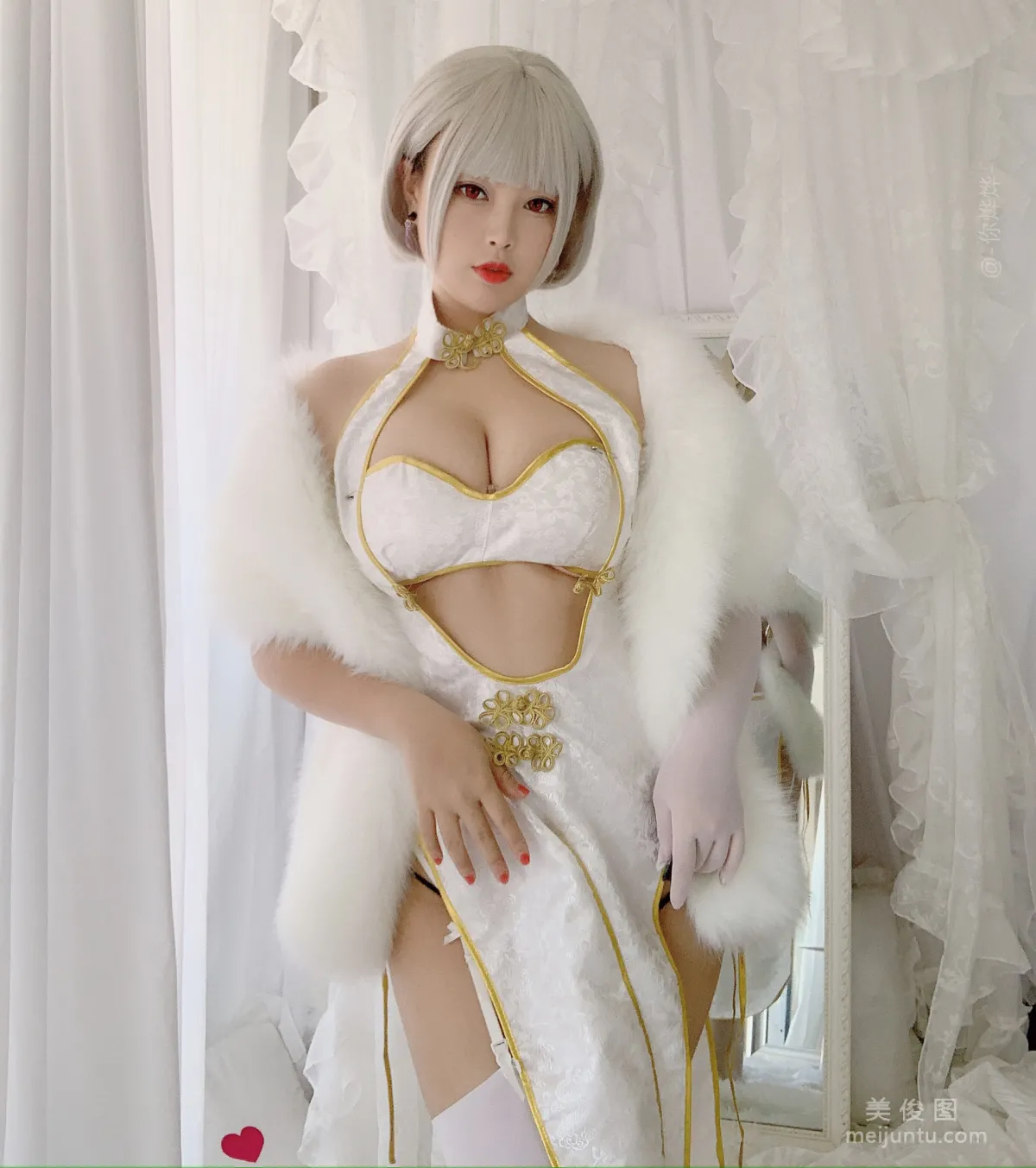 [美女Coser] -白烨- 《白旗袍》 写真集37