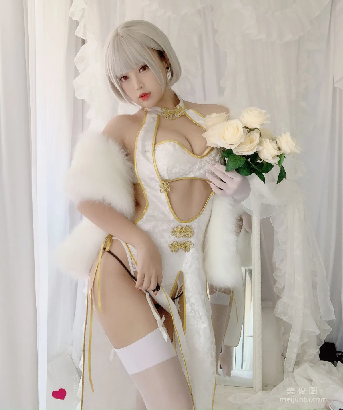 [美女Coser] -白烨- 《白旗袍》 写真集27