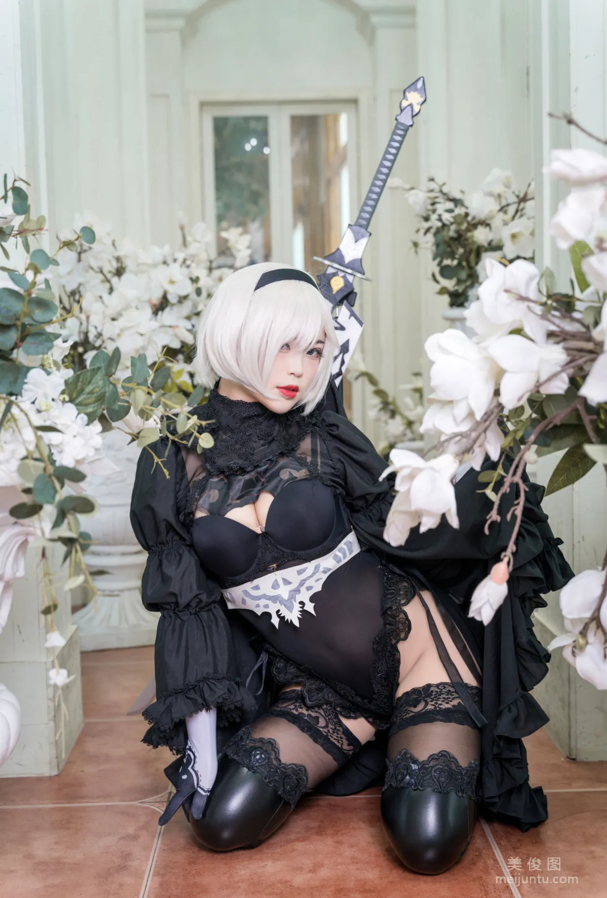 [美女Coser] -白烨- 《2b全套》 写真集8