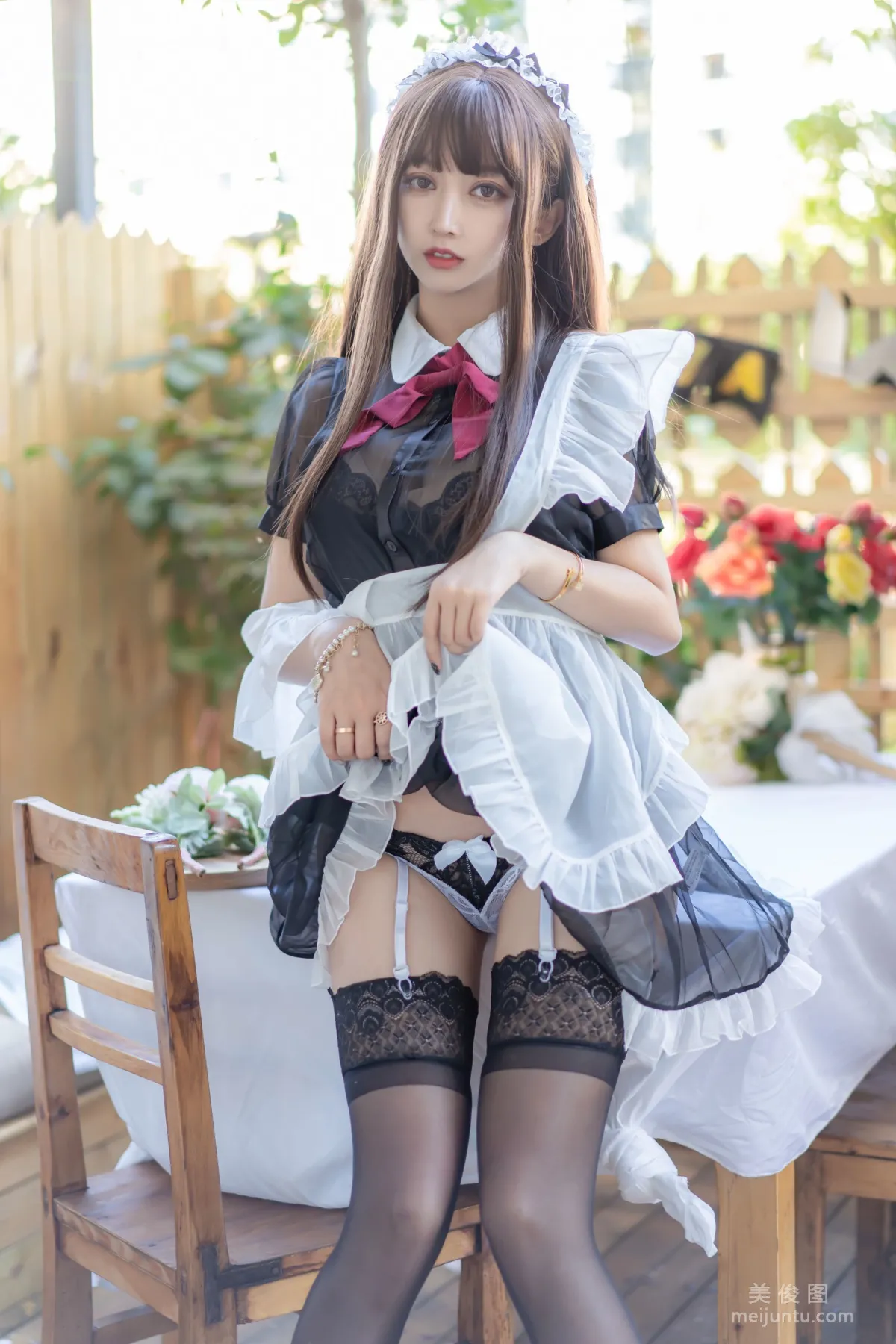 [美女Coser] 米线线sama 《透明女仆》 写真集21