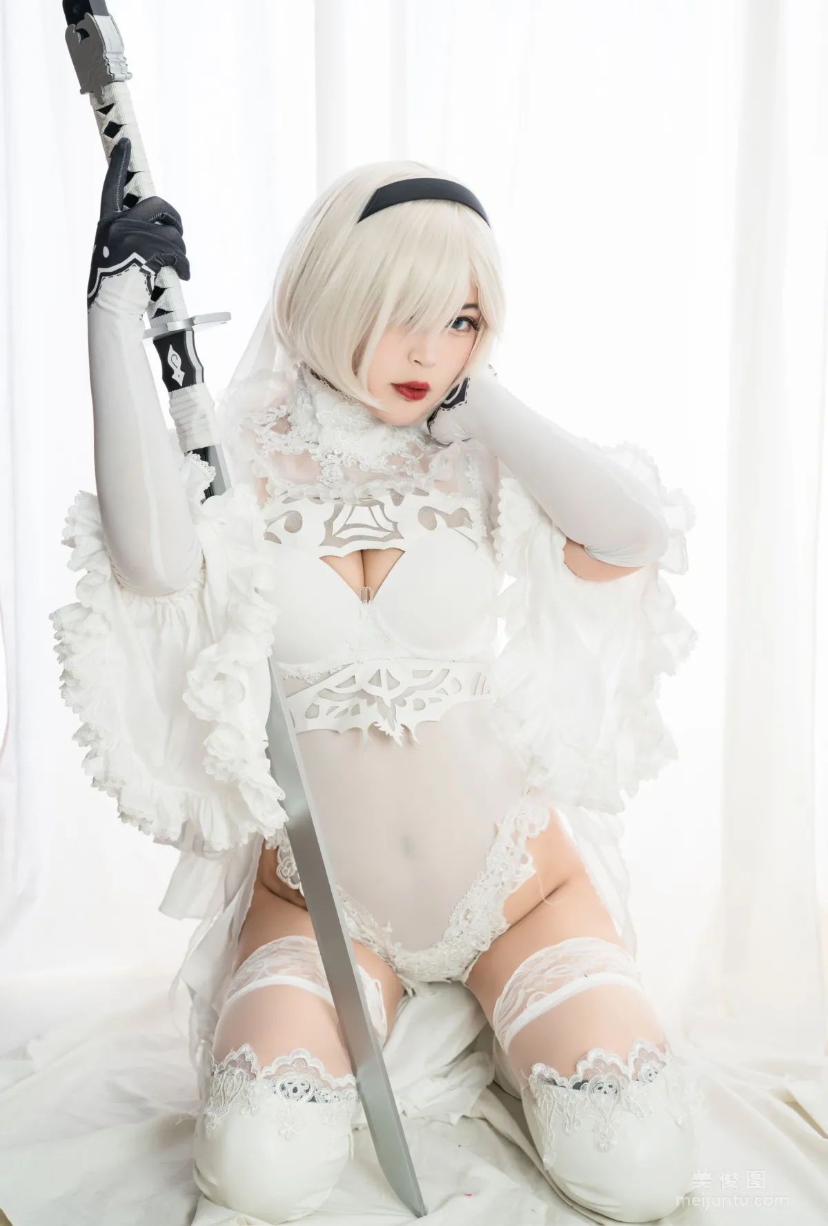 [美女Coser] -白烨- 《2b全套》 写真集45