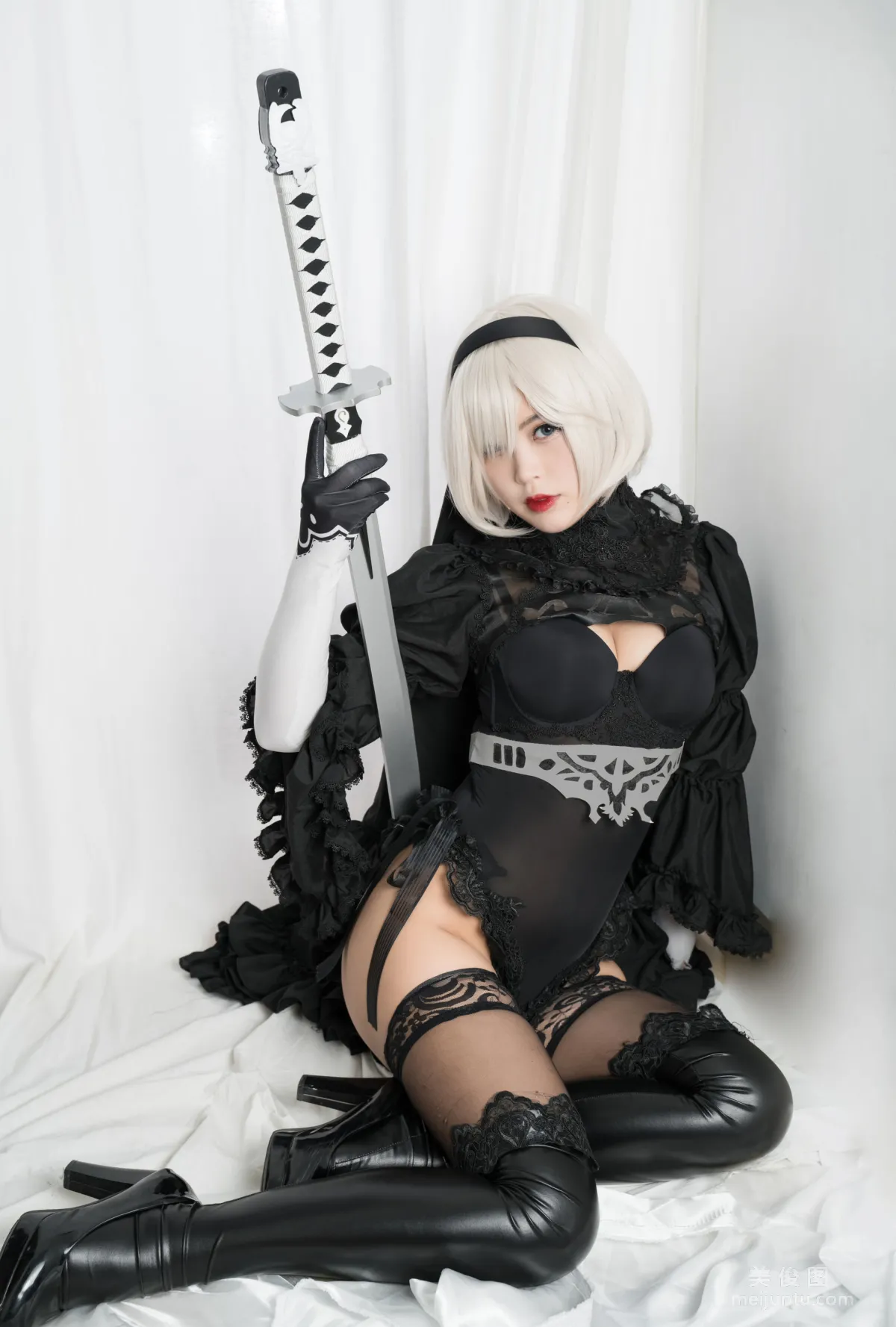 [美女Coser] -白烨- 《2b全套》 写真集97