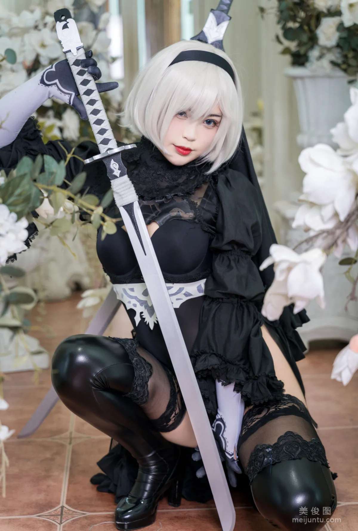 [美女Coser] -白烨- 《2b全套》 写真集7