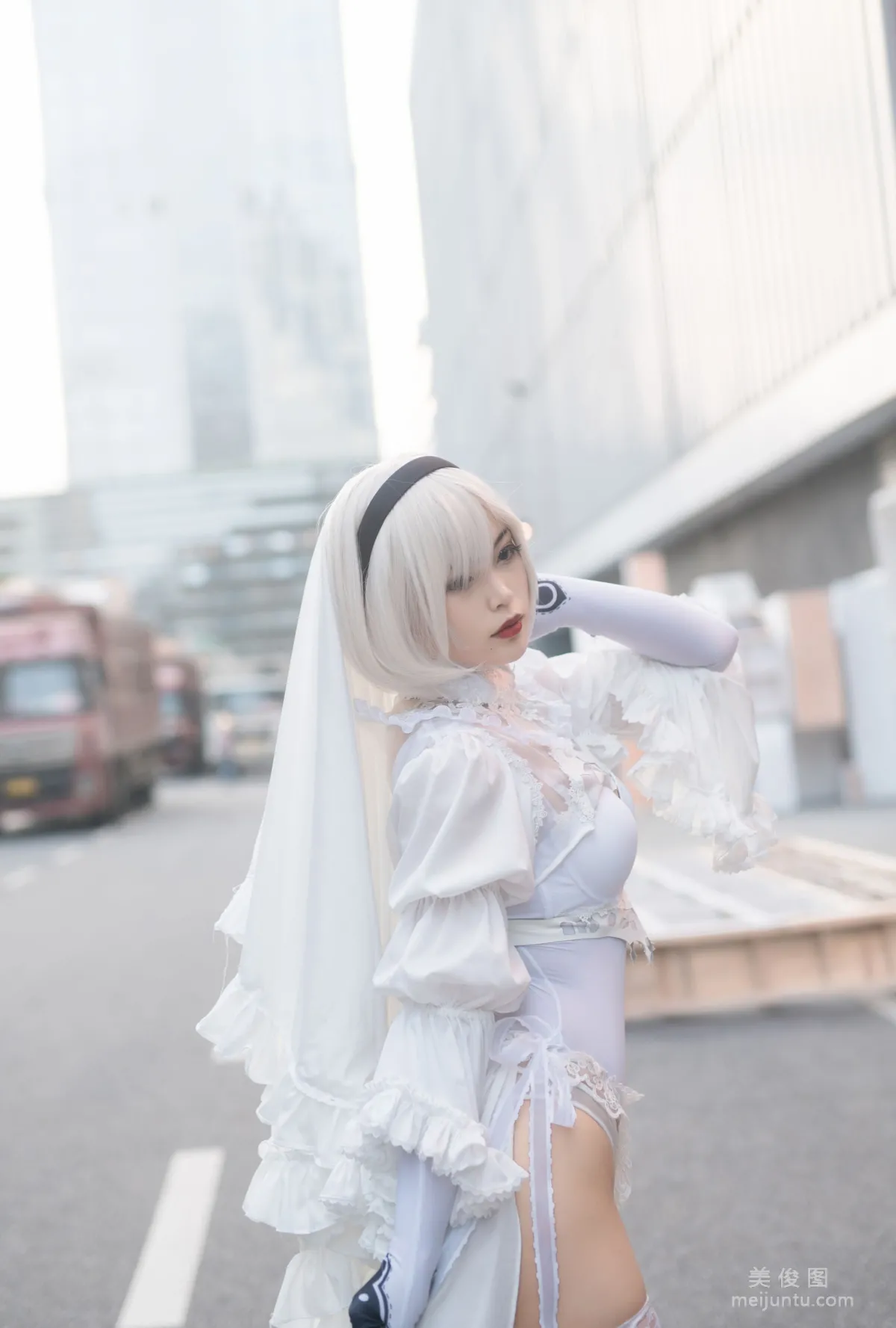 [美女Coser] -白烨- 《2b全套》 写真集123