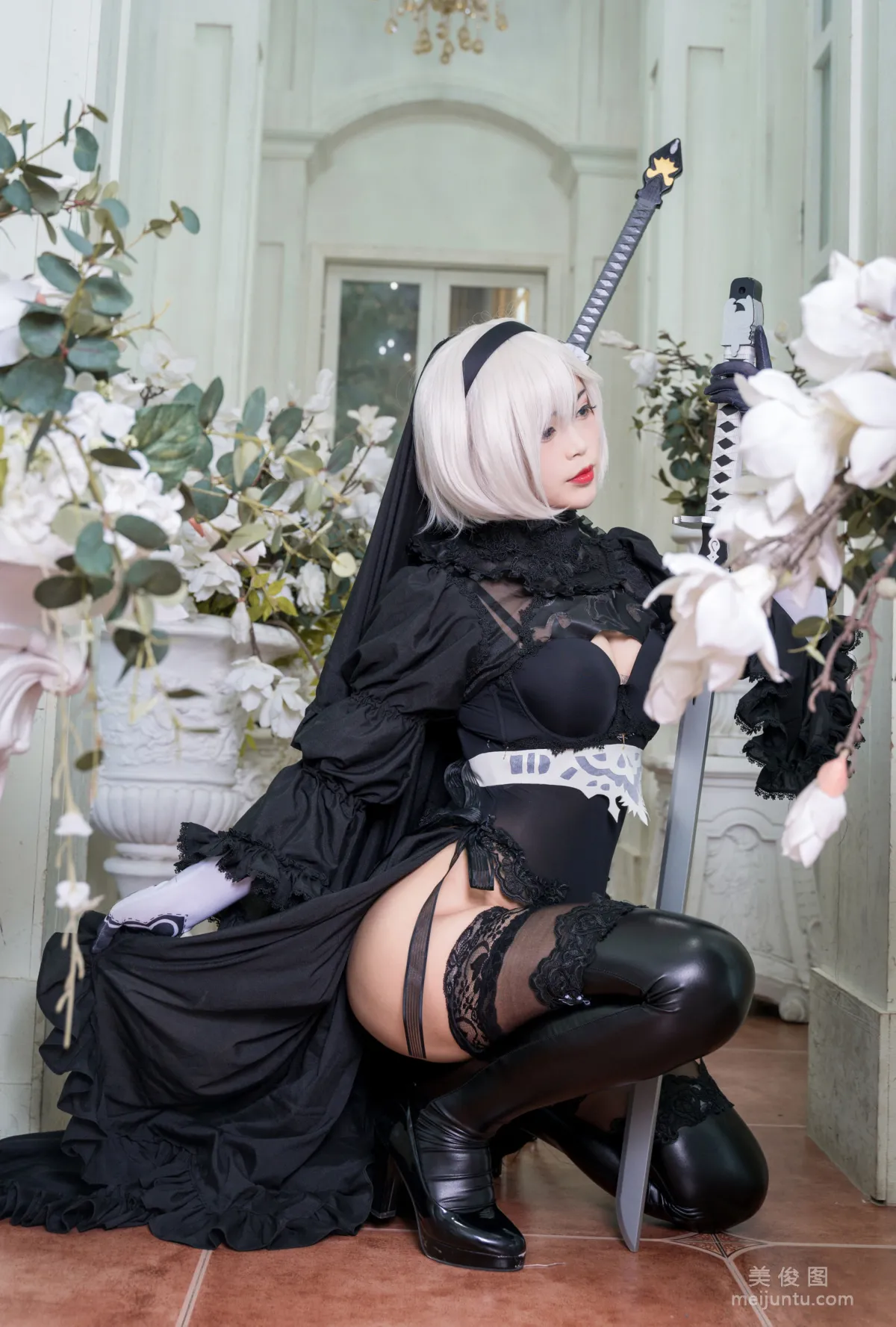 [美女Coser] -白烨- 《2b全套》 写真集6