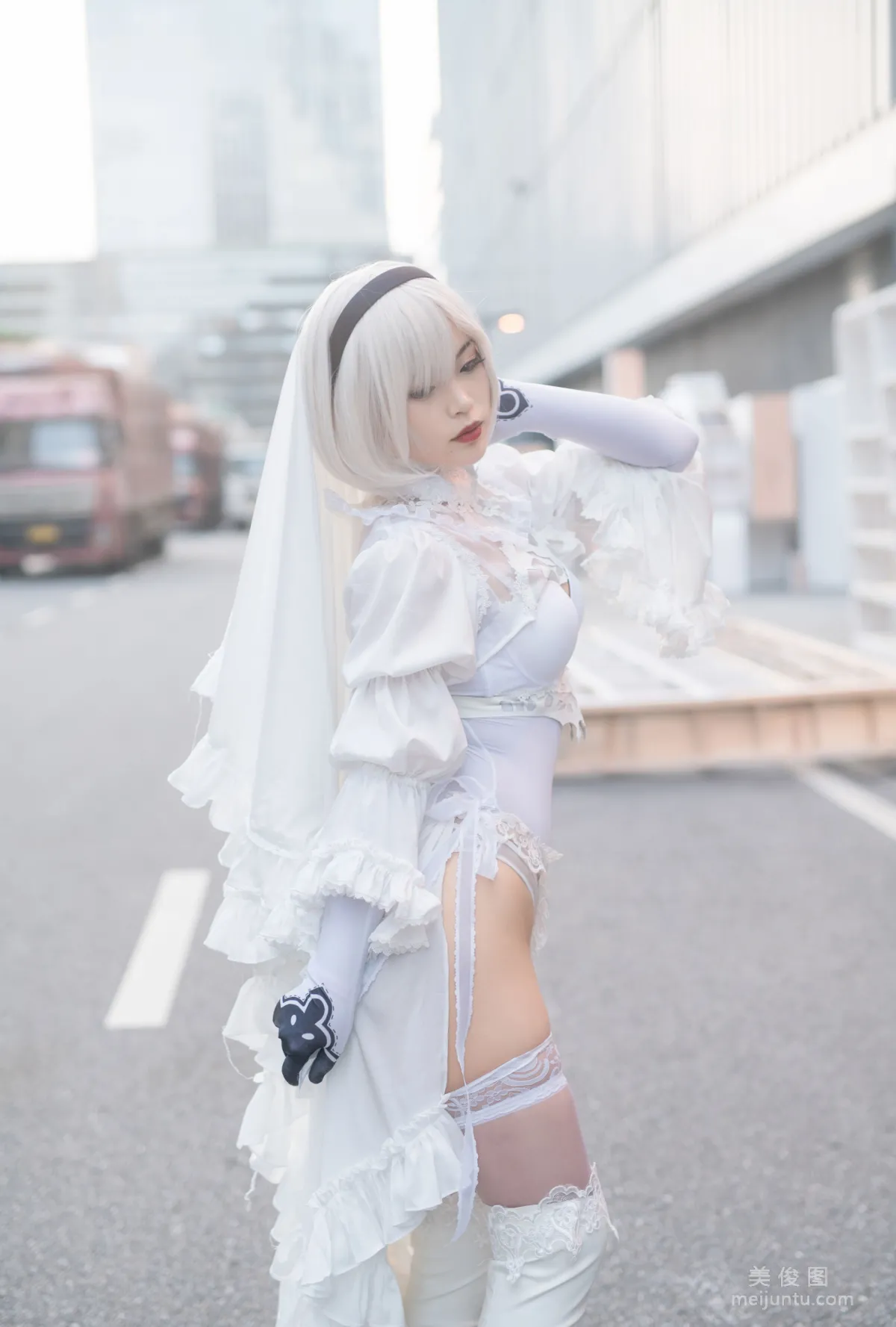 [美女Coser] -白烨- 《2b全套》 写真集122