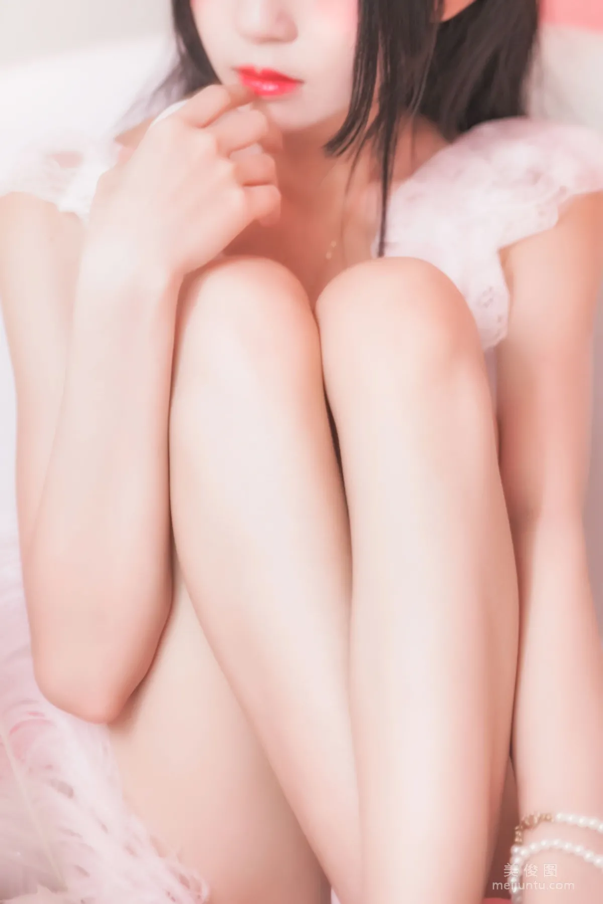 桜桃喵 冬眠系列 《粉色浴缸》 写真集11