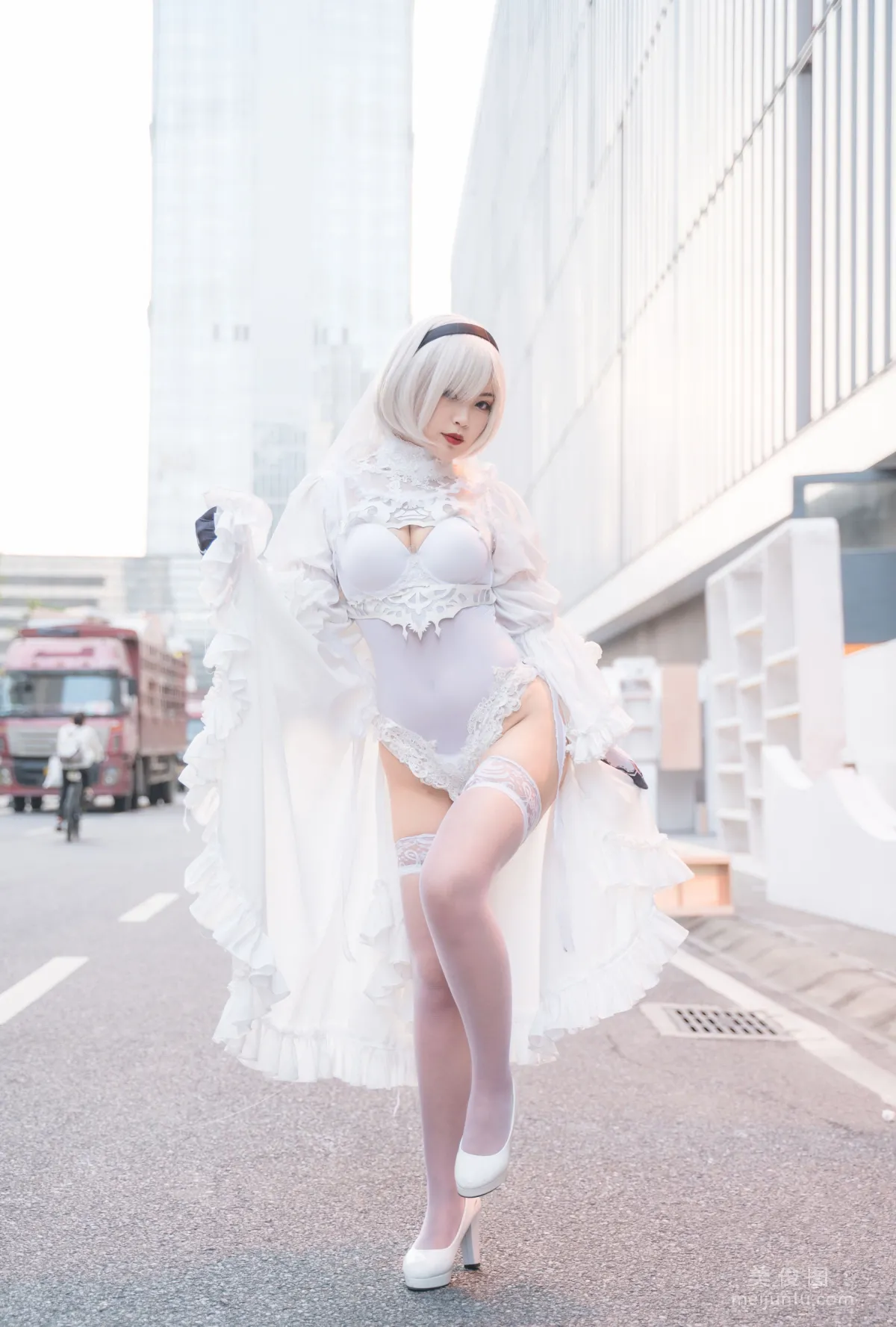 [美女Coser] -白烨- 《2b全套》 写真集129