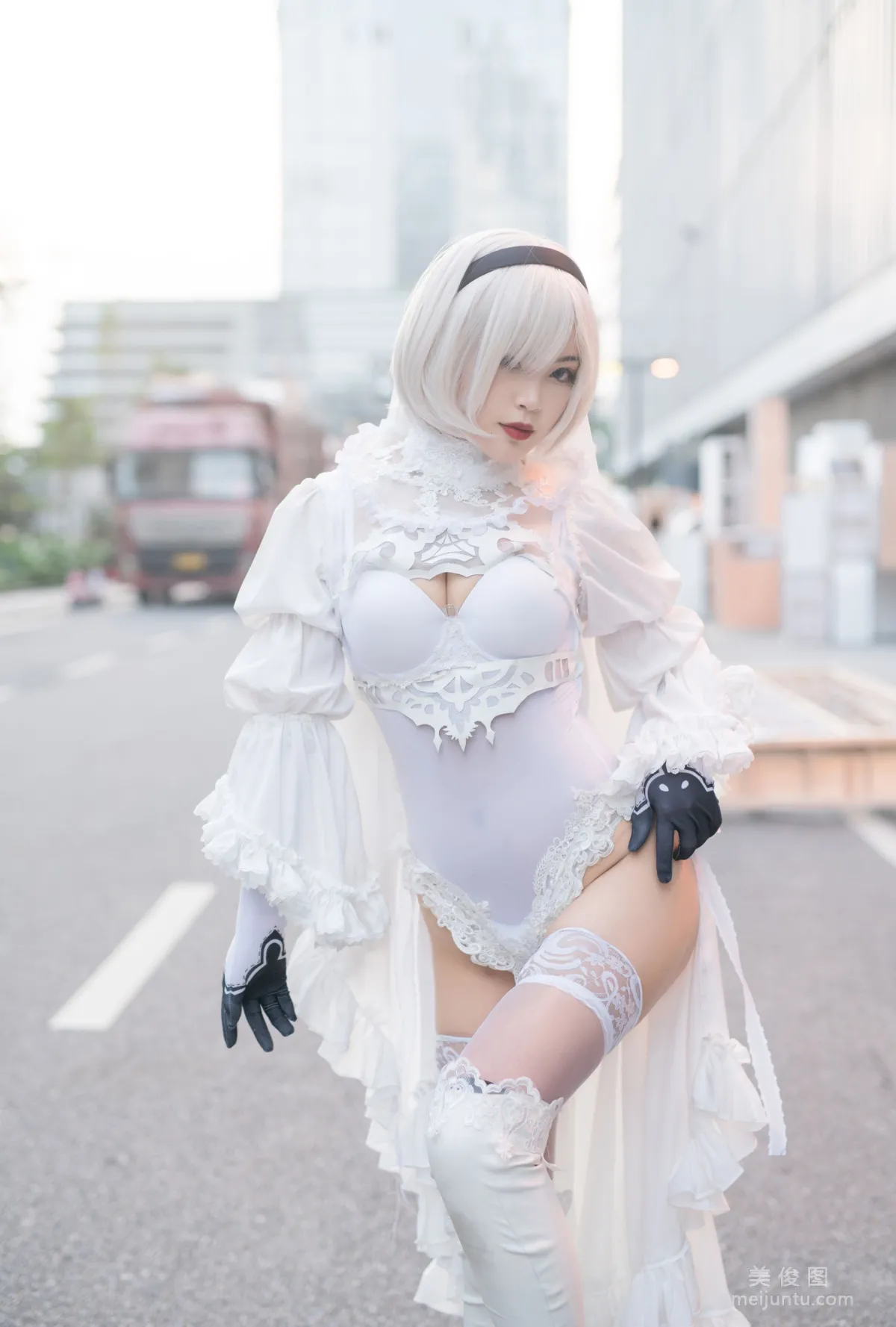 [美女Coser] -白烨- 《2b全套》 写真集125