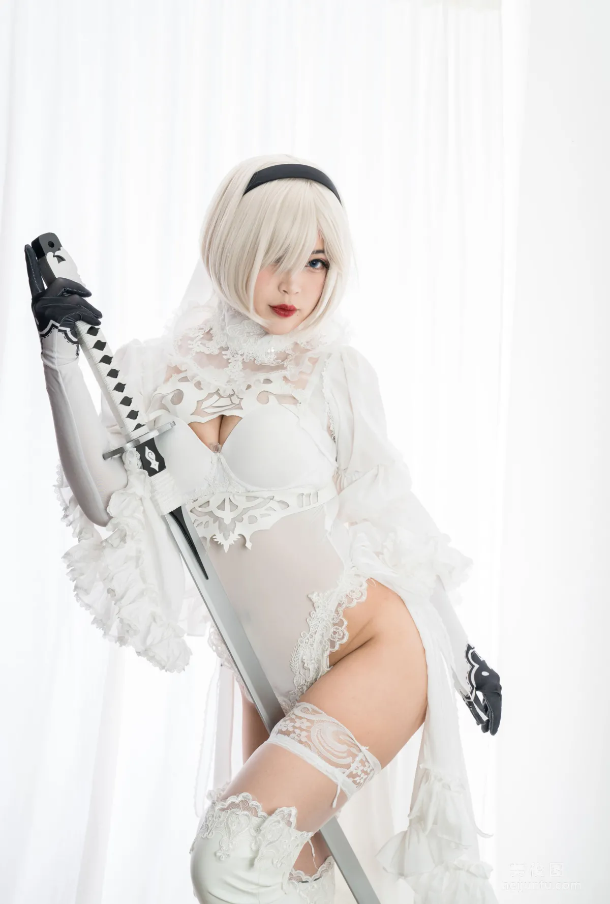 [美女Coser] -白烨- 《2b全套》 写真集32