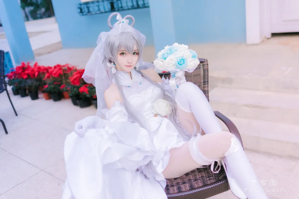 [美女Coser] yui金鱼 《洛天依婚纱》 写真集4