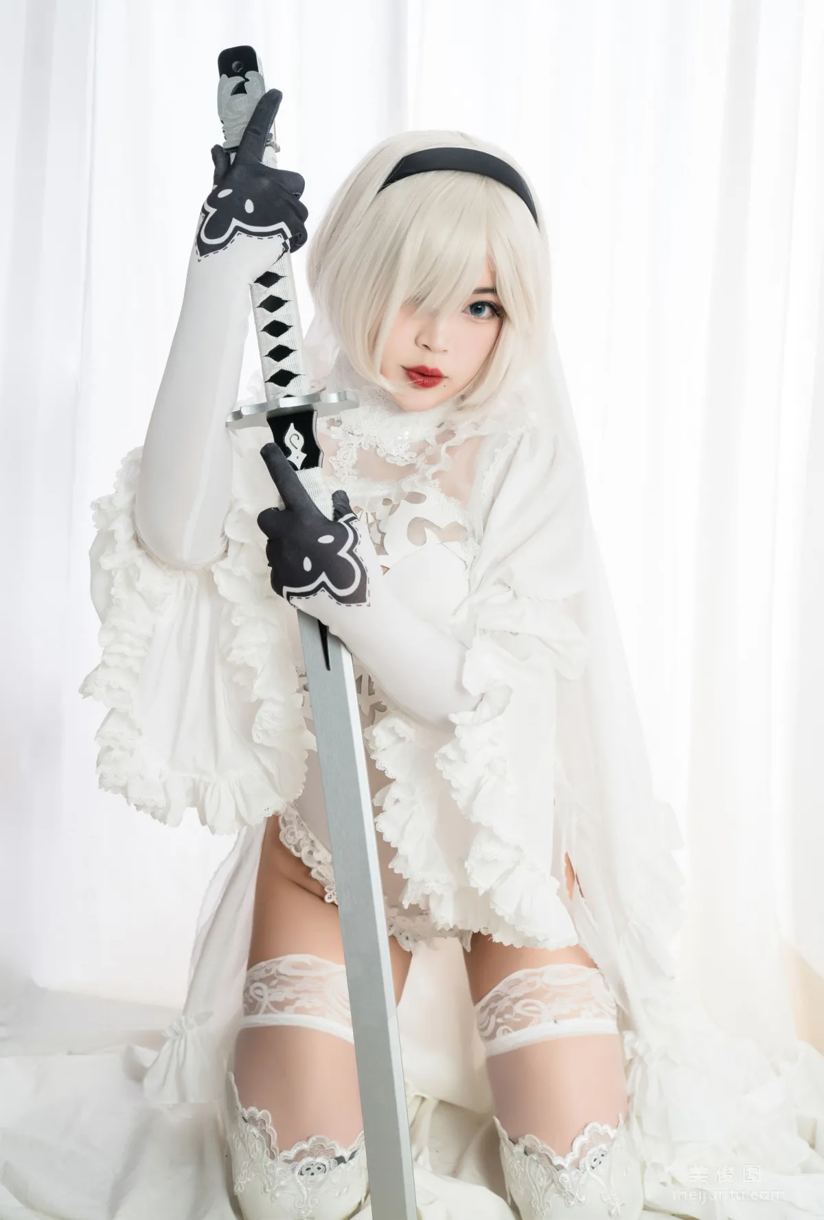 [美女Coser] -白烨- 《2b全套》 写真集43