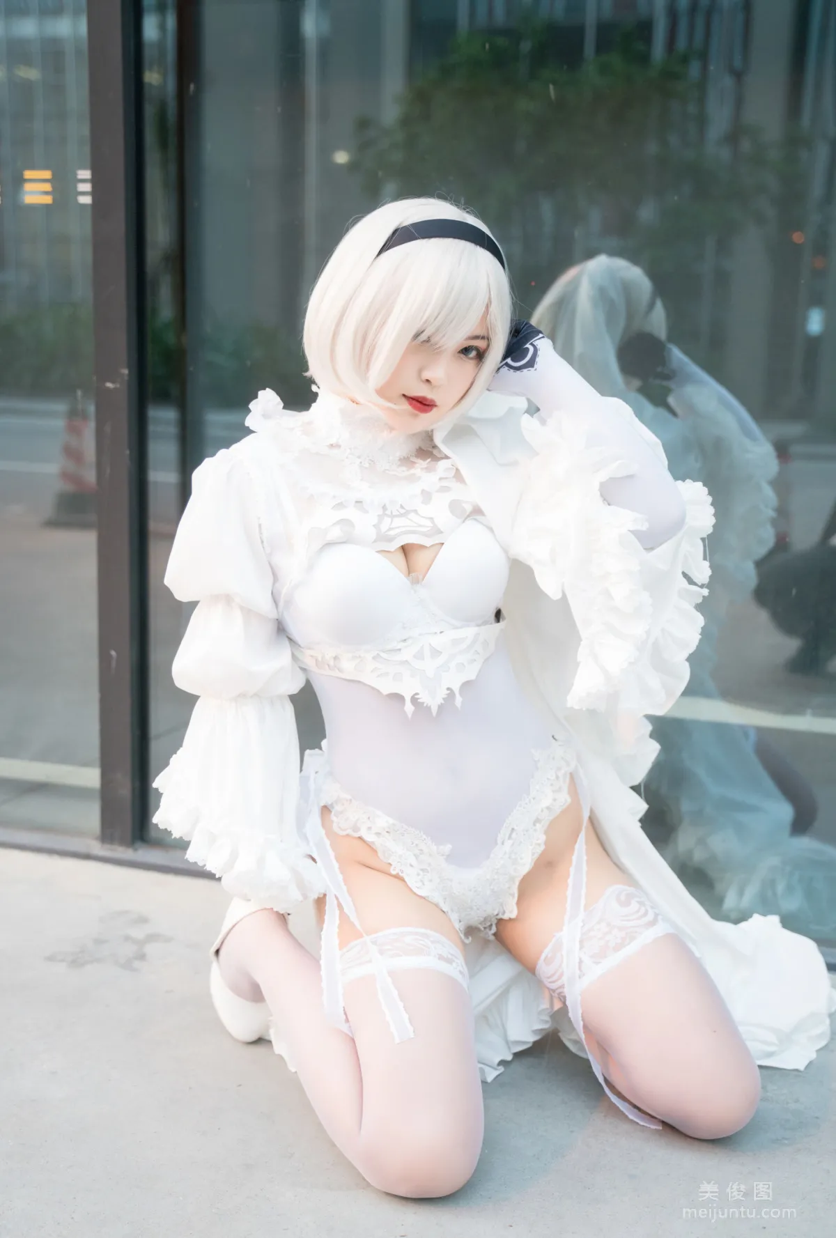 [美女Coser] -白烨- 《2b全套》 写真集130