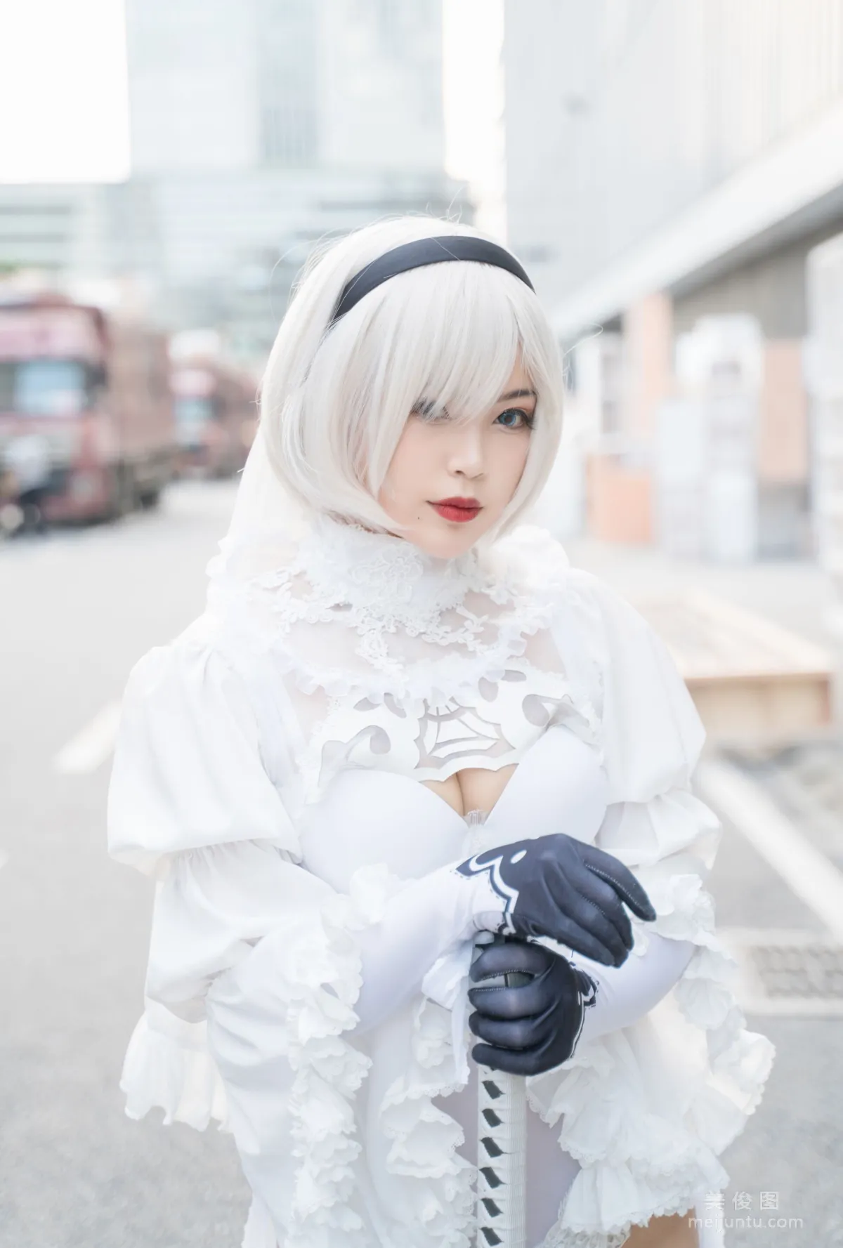 [美女Coser] -白烨- 《2b全套》 写真集110