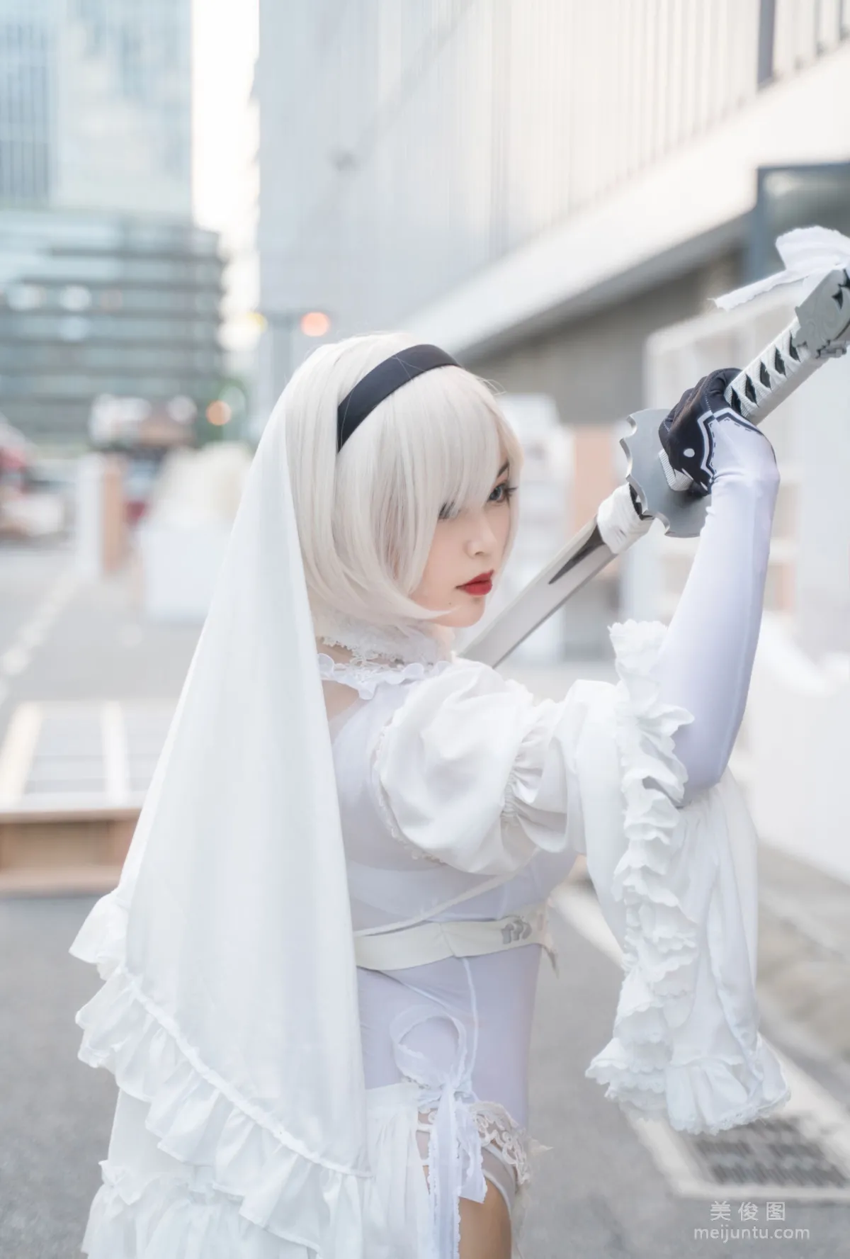 [美女Coser] -白烨- 《2b全套》 写真集119