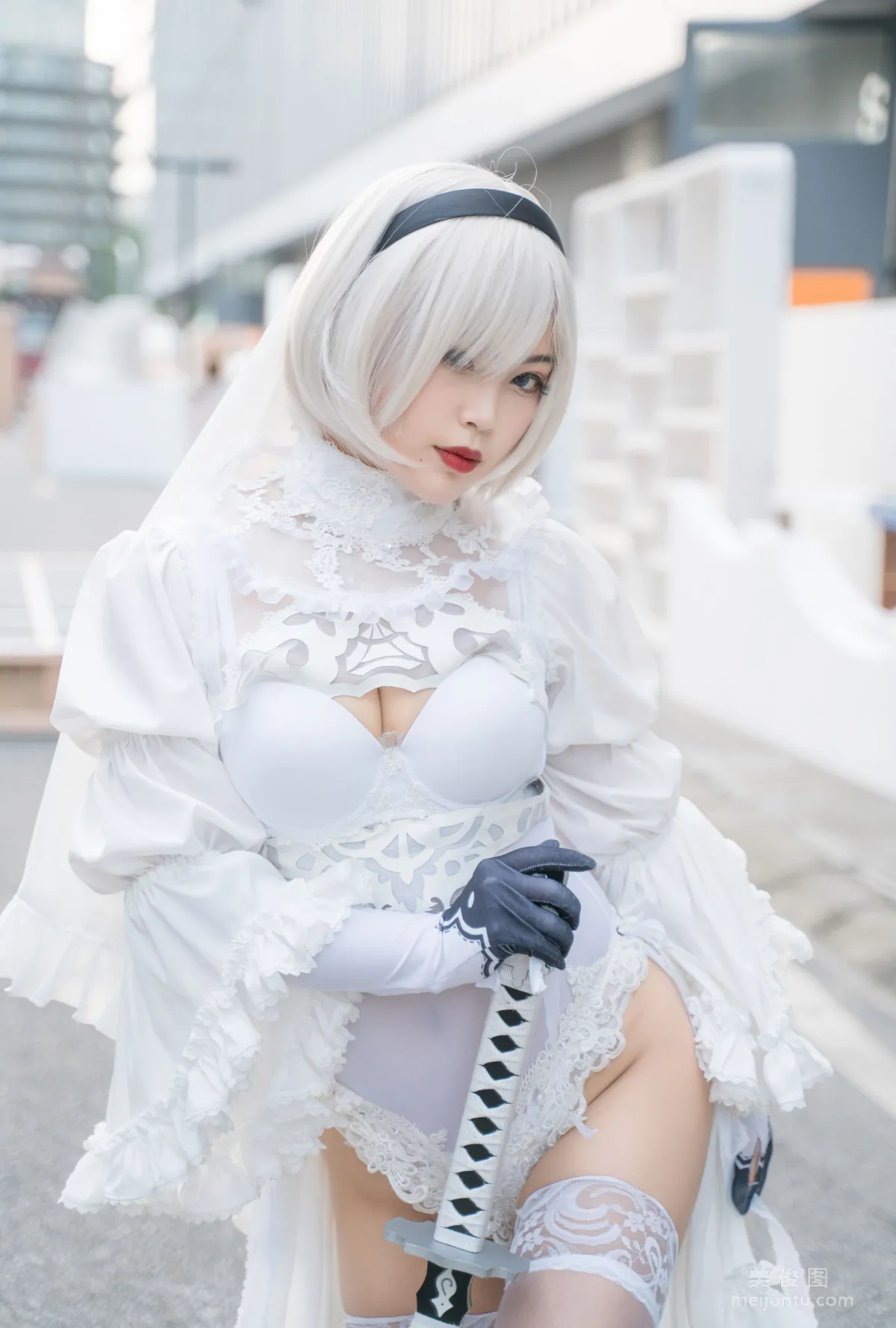 [美女Coser] -白烨- 《2b全套》 写真集113