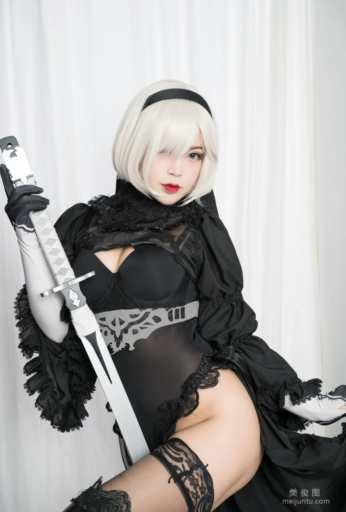 [美女Coser] -白烨- 《2b全套》 写真集99