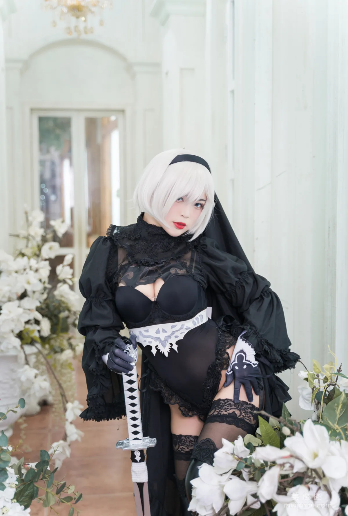 [美女Coser] -白烨- 《2b全套》 写真集12