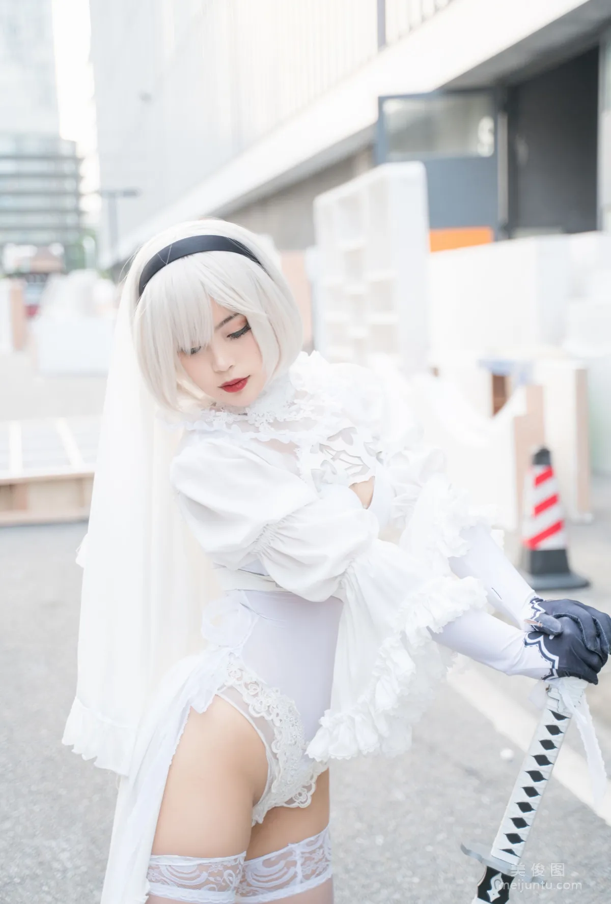 [美女Coser] -白烨- 《2b全套》 写真集111