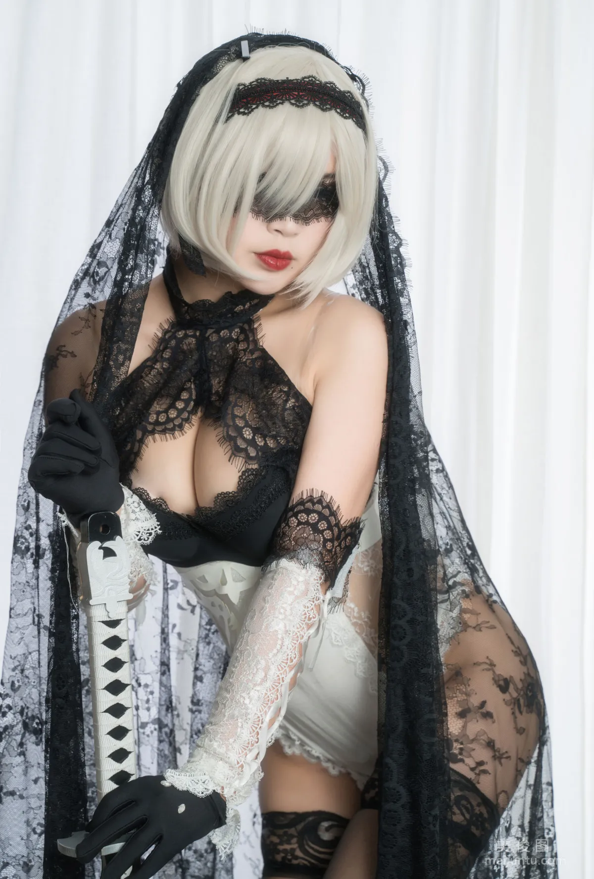 [美女Coser] -白烨- 《2b全套》 写真集61