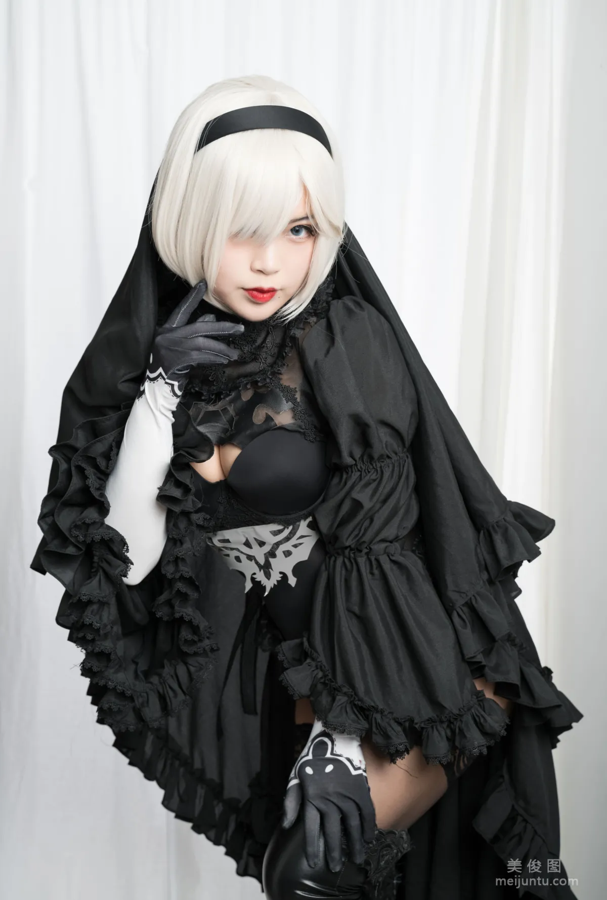 [美女Coser] -白烨- 《2b全套》 写真集86