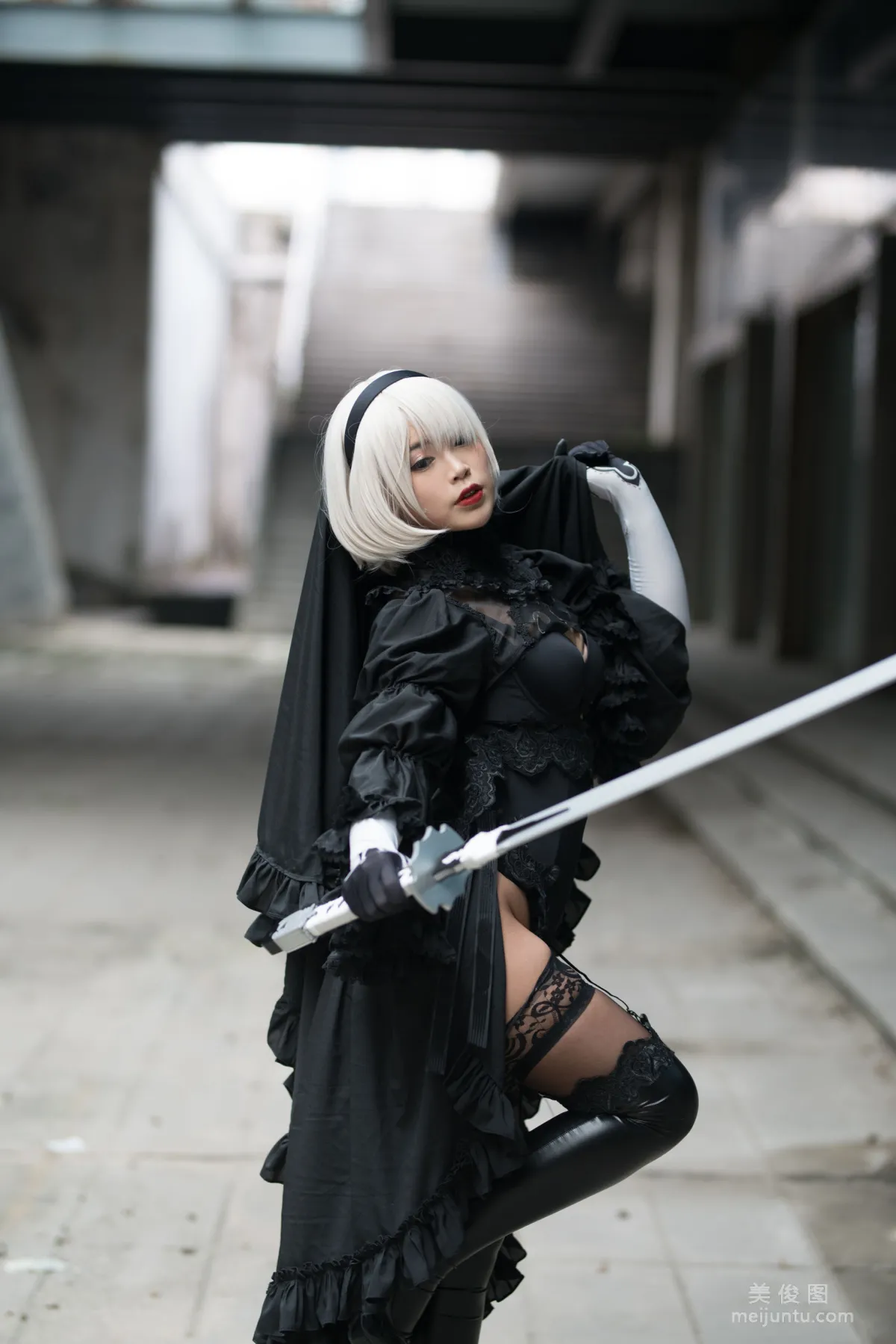 [美女Coser] -白烨- 《2b全套》 写真集25