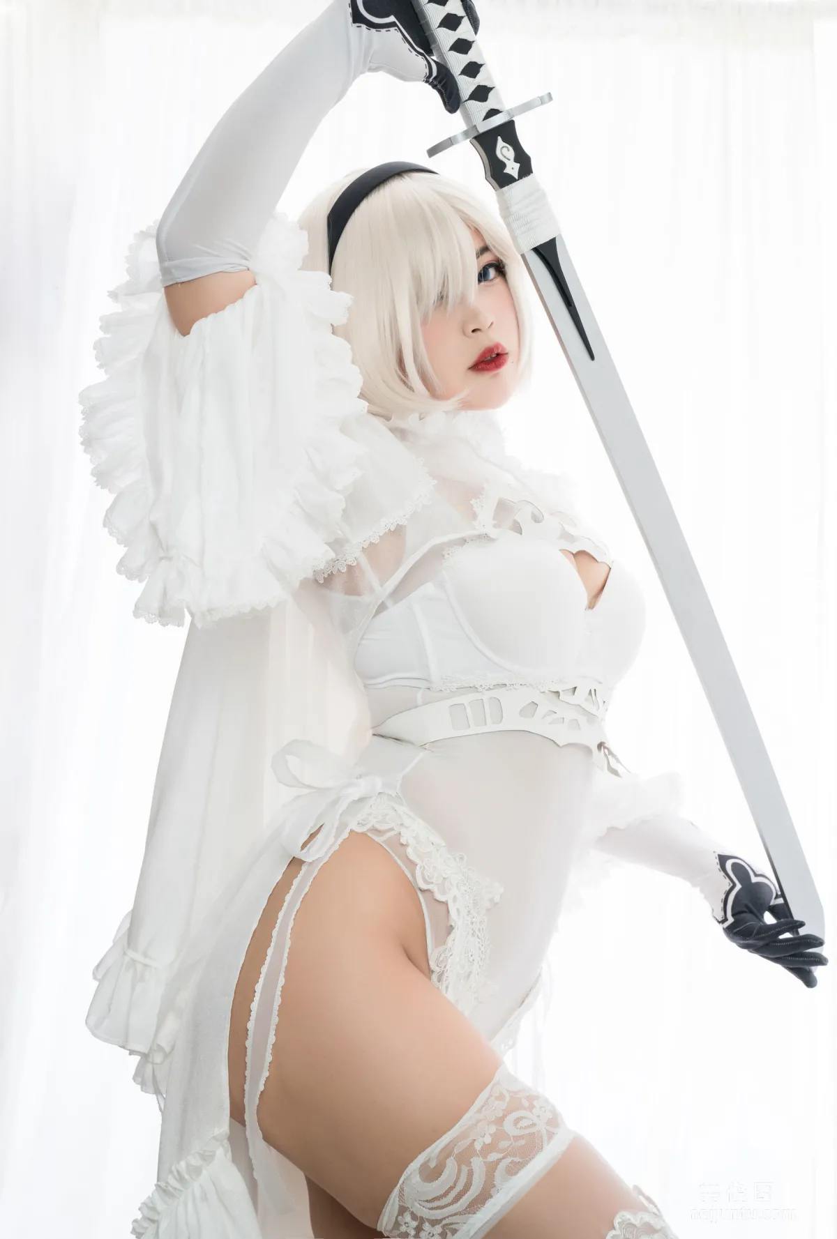 [美女Coser] -白烨- 《2b全套》 写真集36