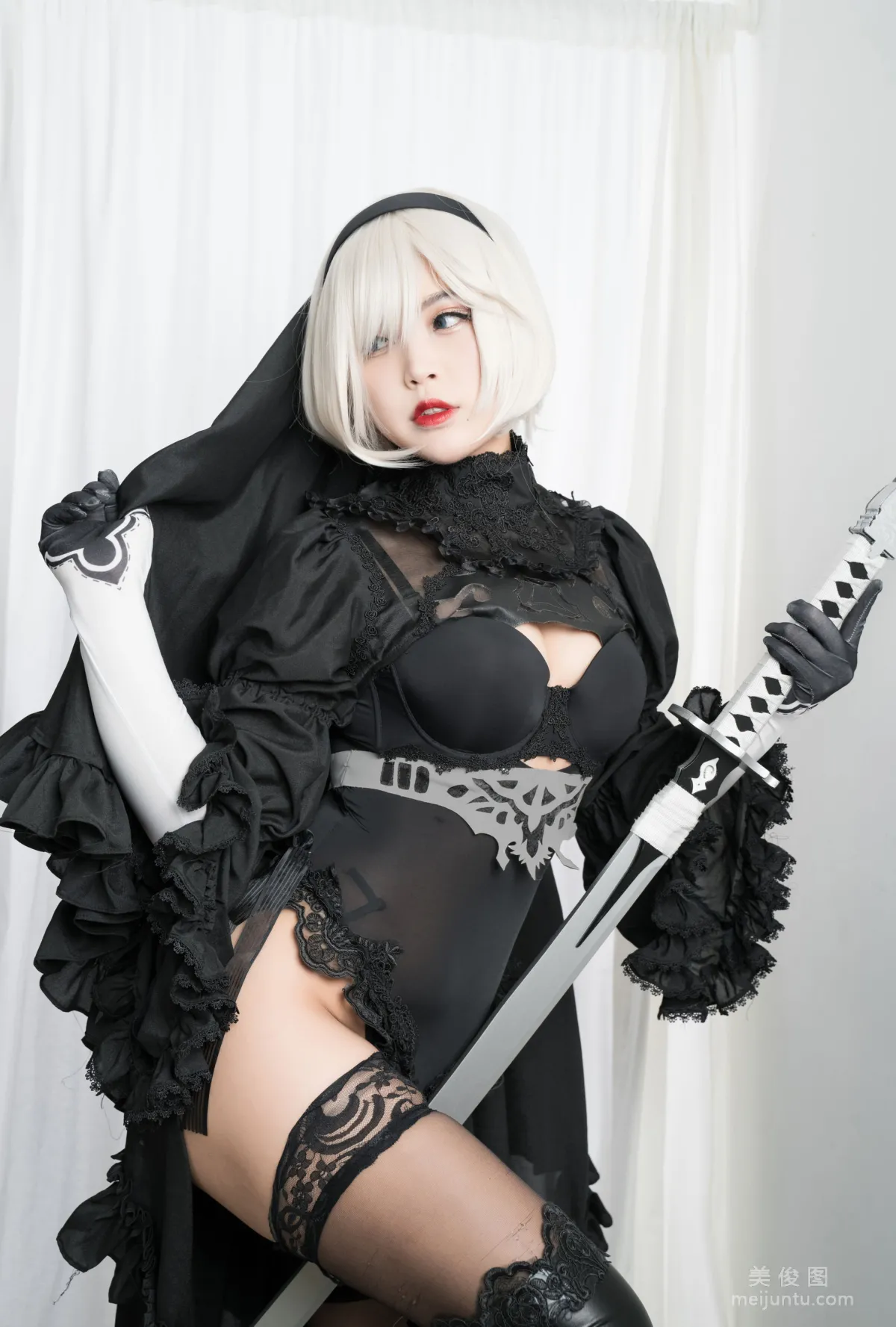 [美女Coser] -白烨- 《2b全套》 写真集71