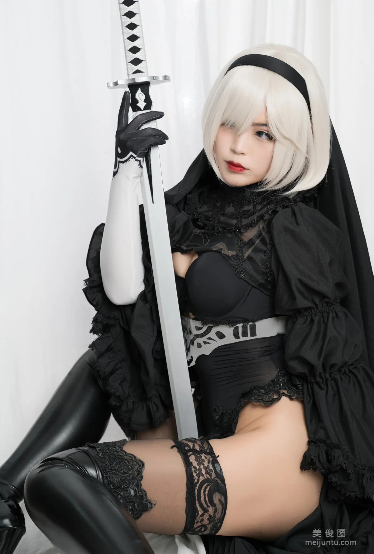 [美女Coser] -白烨- 《2b全套》 写真集94