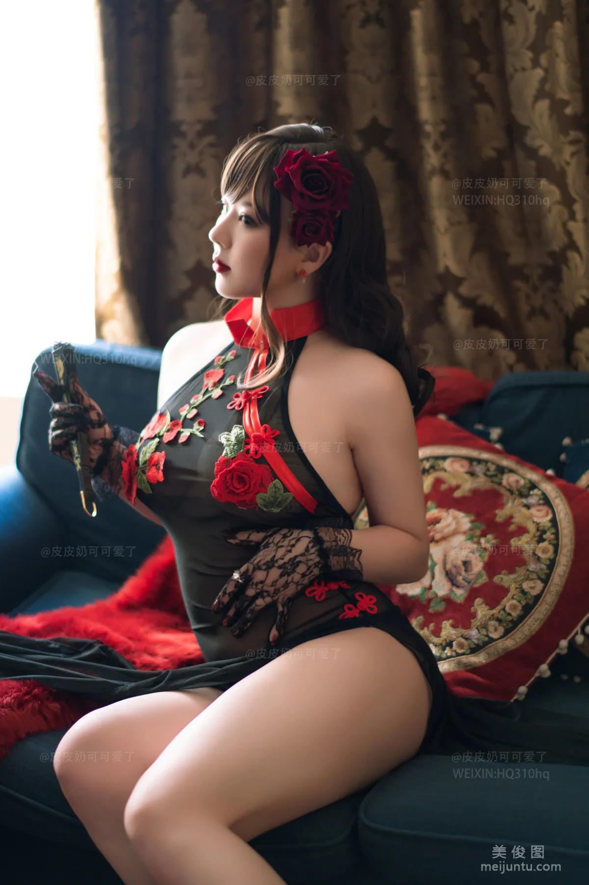 [美女Coser] 皮皮奶可可爱了啦 《玫瑰》 写真集22