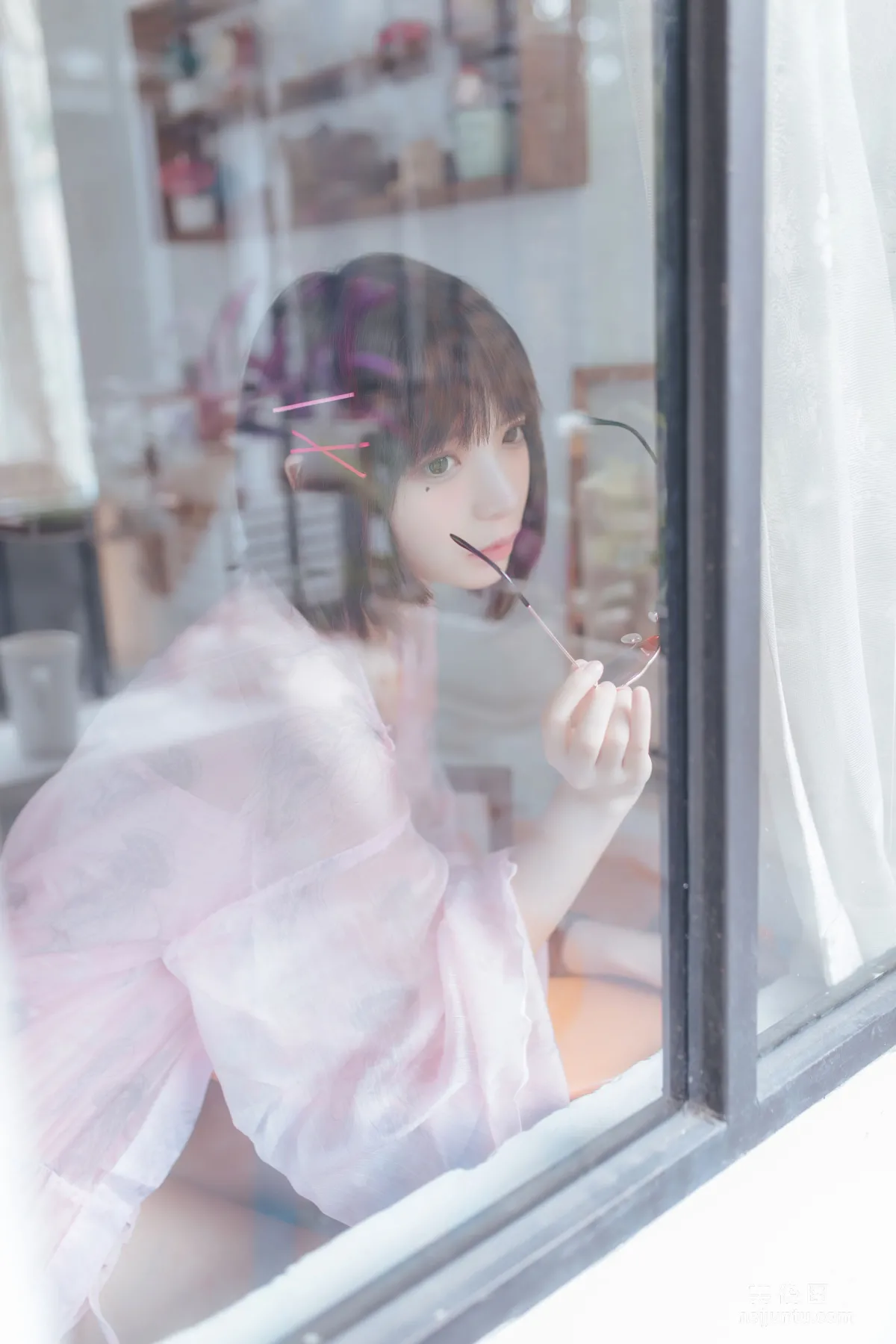 [美女Coser] 疯猫ss 《粉红日常》 写真集16