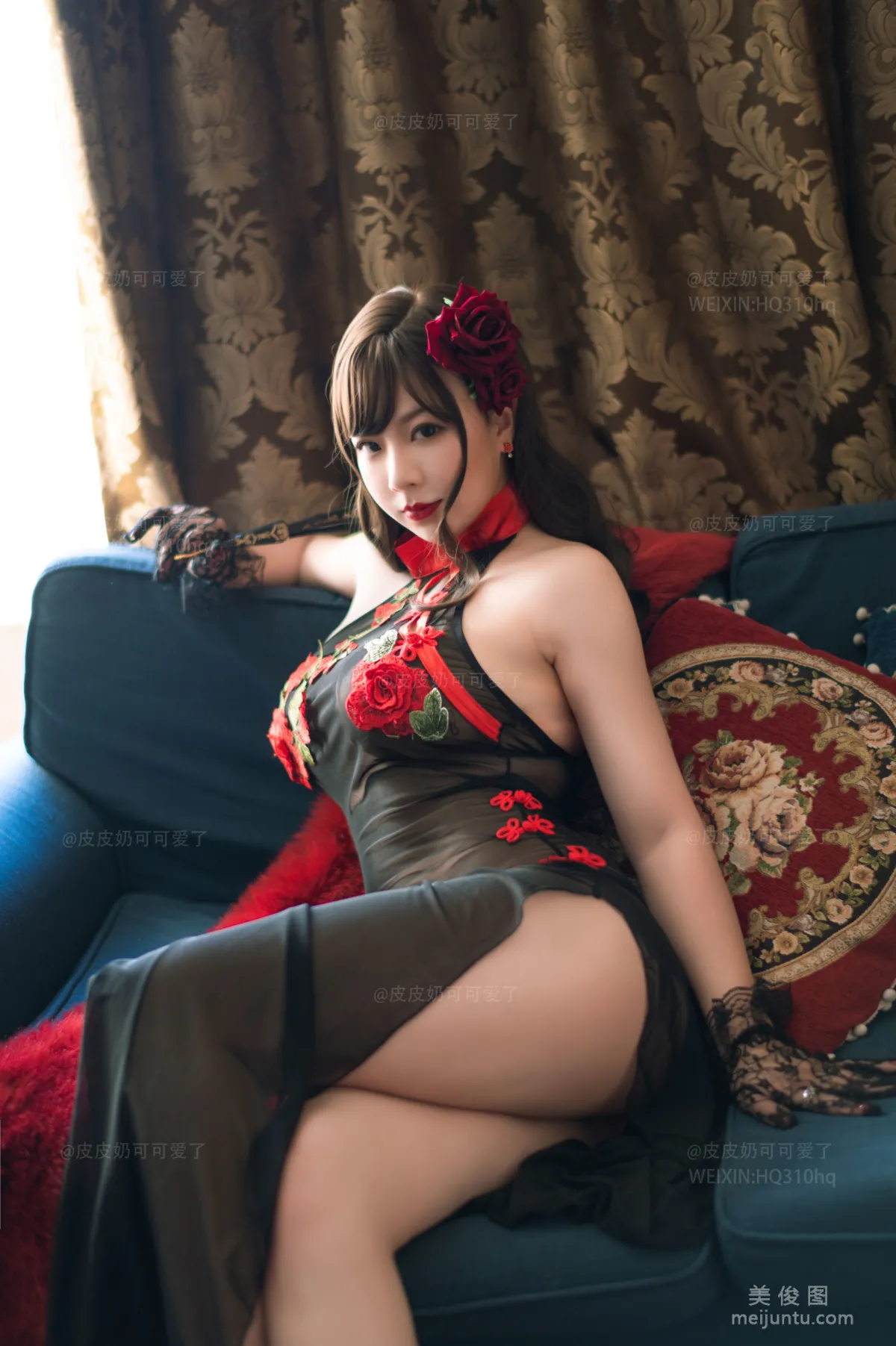 [美女Coser] 皮皮奶可可爱了啦 《玫瑰》 写真集28