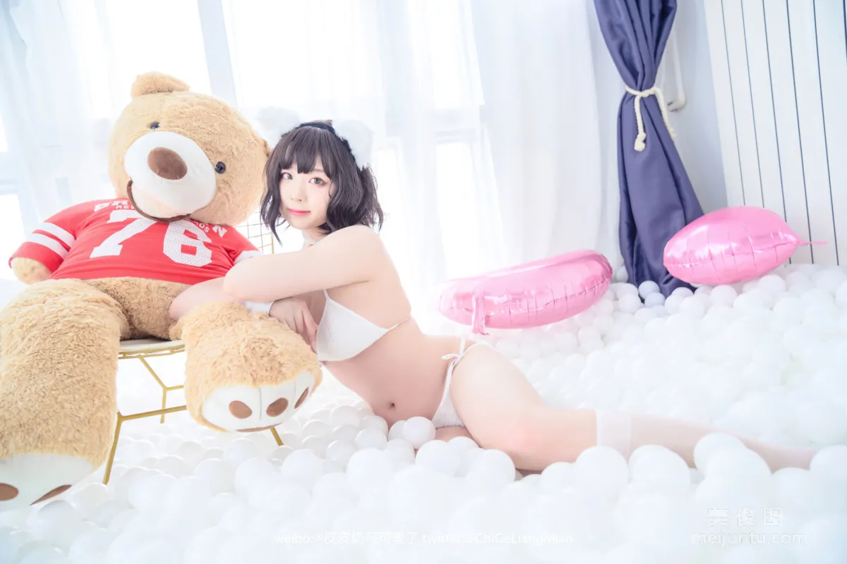 [美女Coser] 皮皮奶可可爱了啦 《白猫》 写真集47