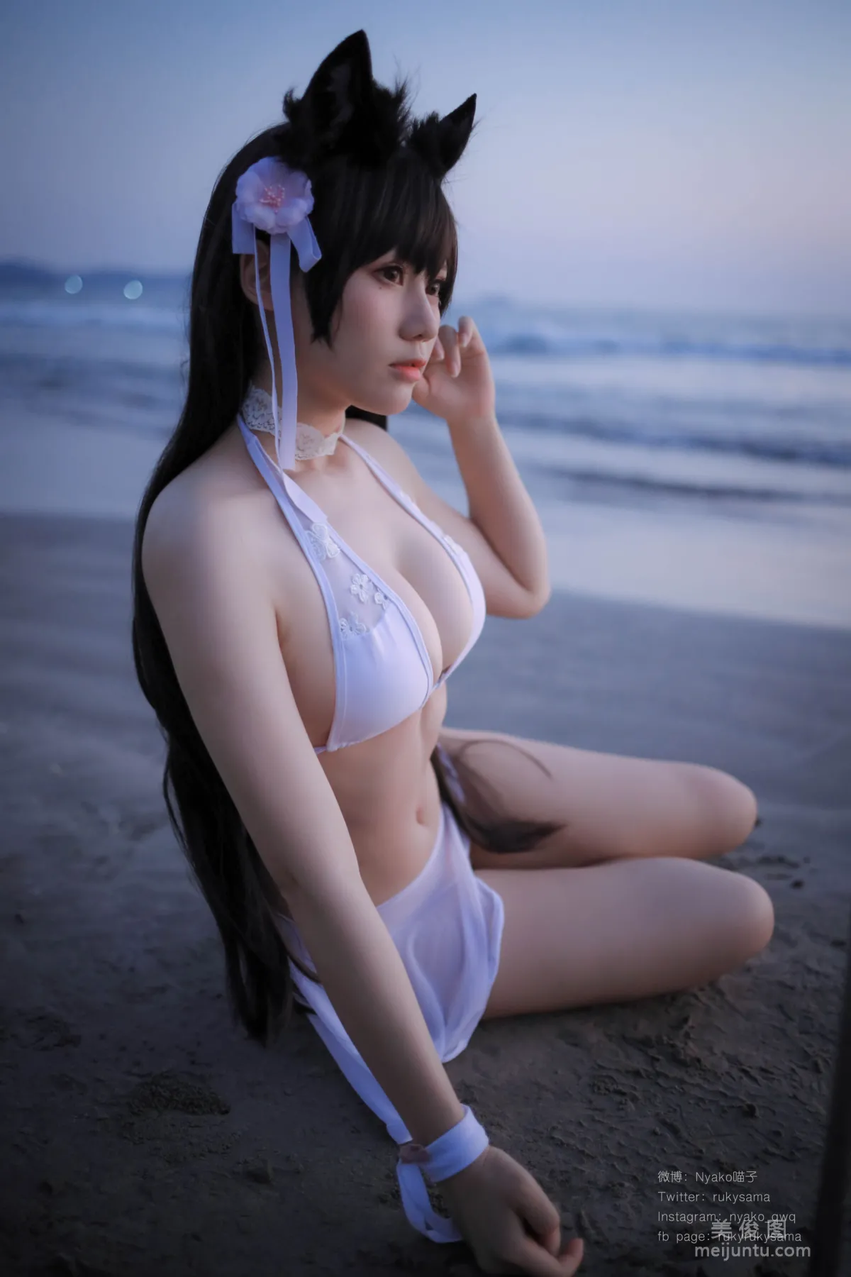 [美女Coser] Nyako喵子 《爱宕泳装》 写真集22