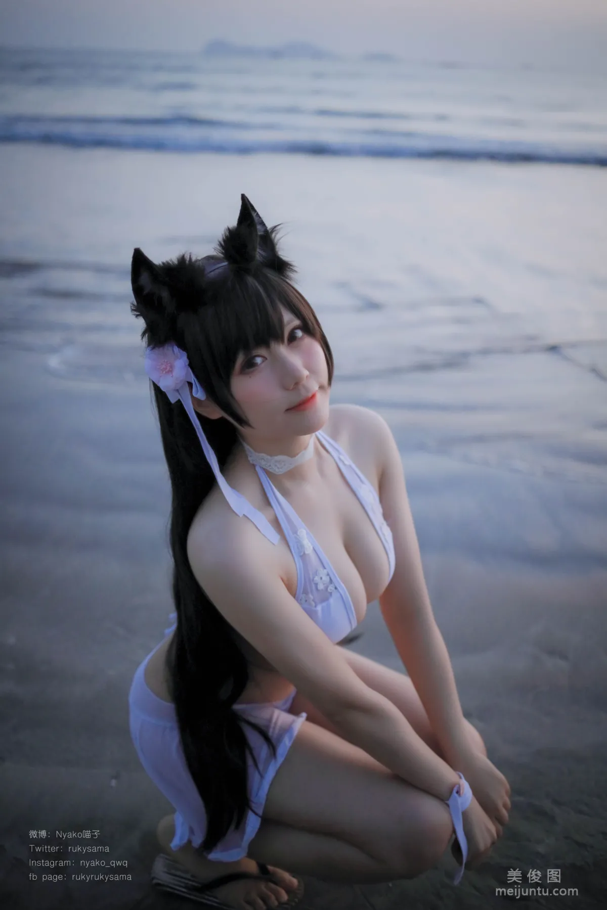 [美女Coser] Nyako喵子 《爱宕泳装》 写真集21