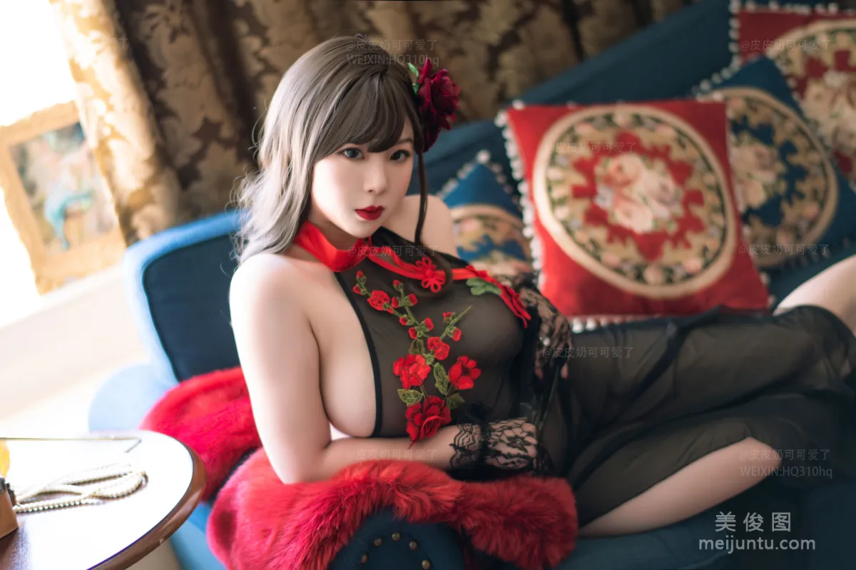 [美女Coser] 皮皮奶可可爱了啦 《玫瑰》 写真集42