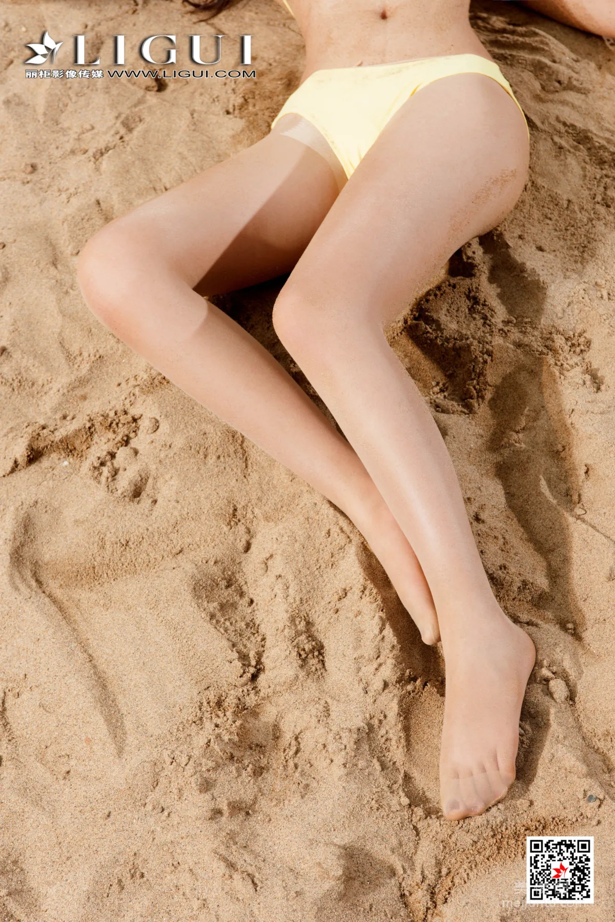 [丽柜Ligui] Model 葳翎 《沙滩嬉戏》 写真集60