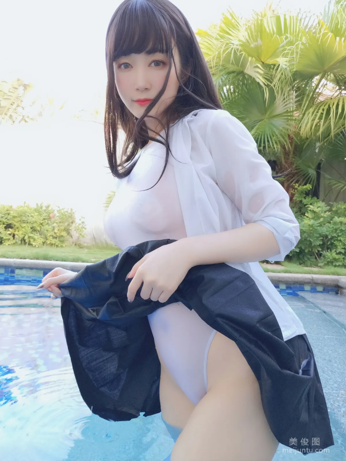 Coser小姐姐白银 《游泳课》 写真集40