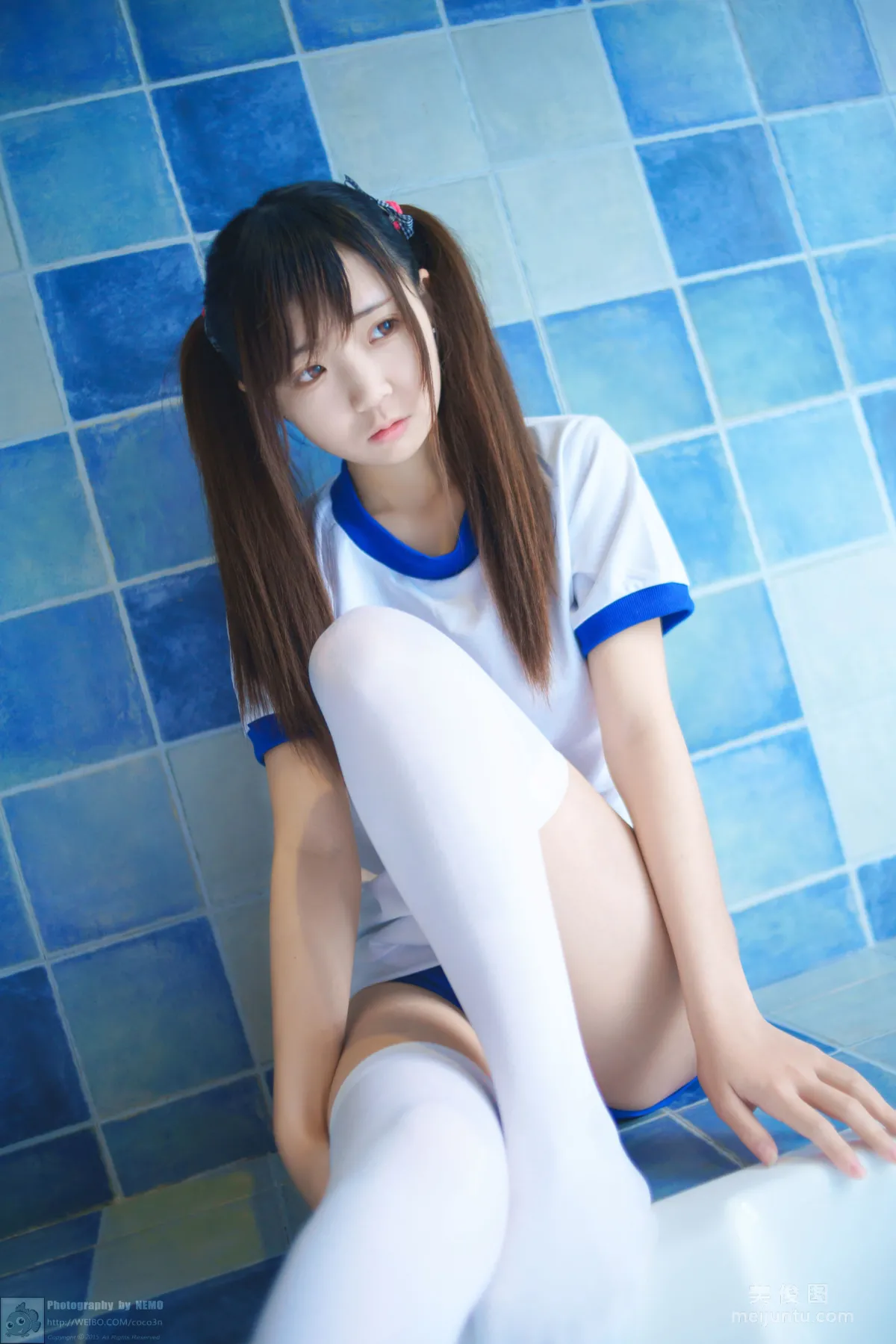 [COS福利] 萝莉御子Yumiko 《体操服》 写真集38