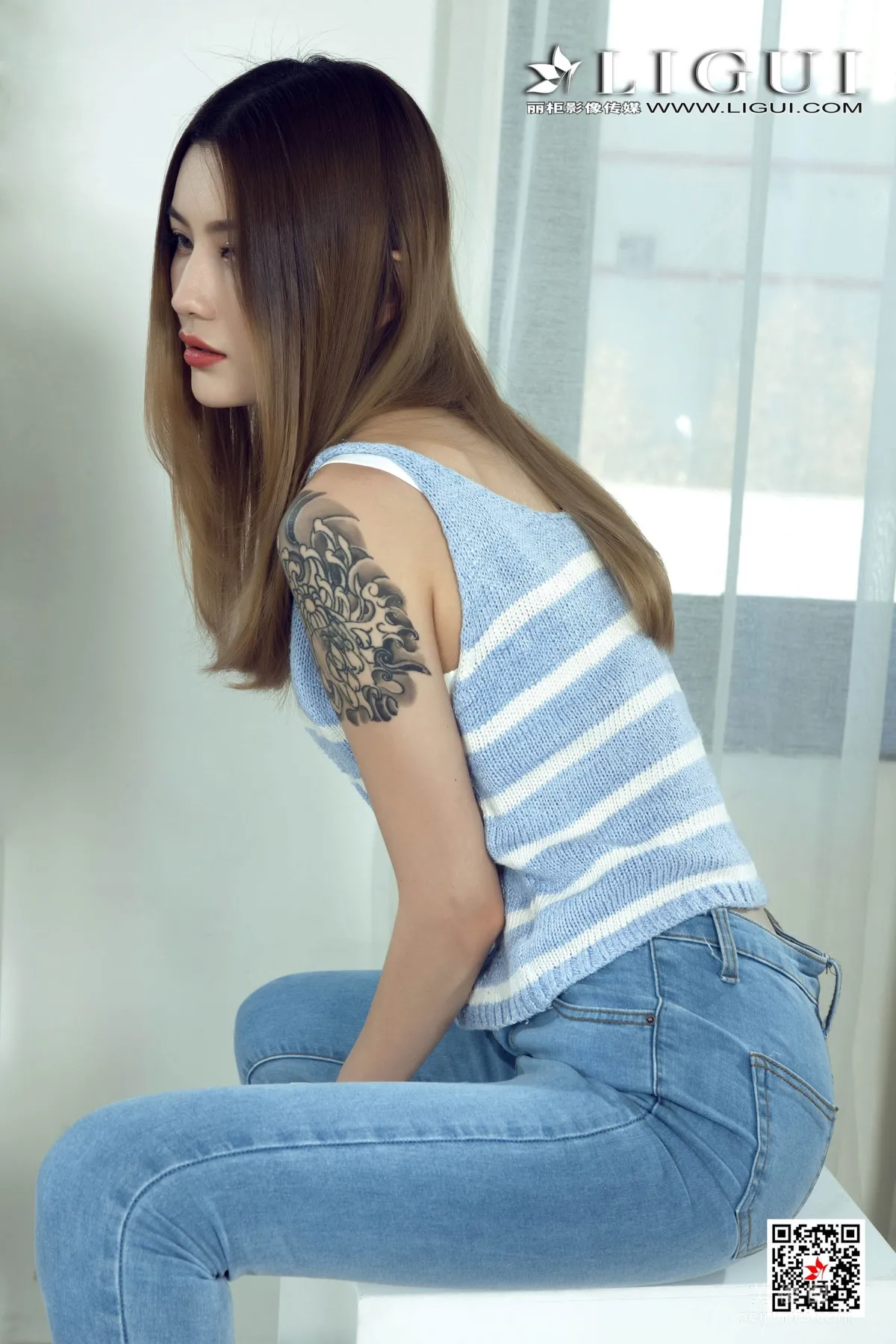 [丽柜Ligui] 网络丽人 Model 甜甜 《长腿牛仔女郎》 写真集4