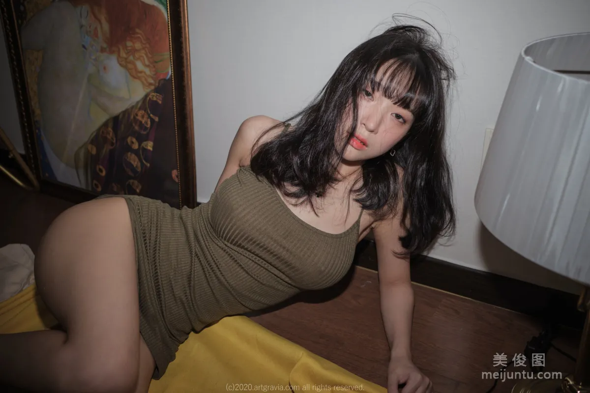 [ARTGRAVIA] VOL.190 姜仁卿 - 巨乳吊带裙少女7
