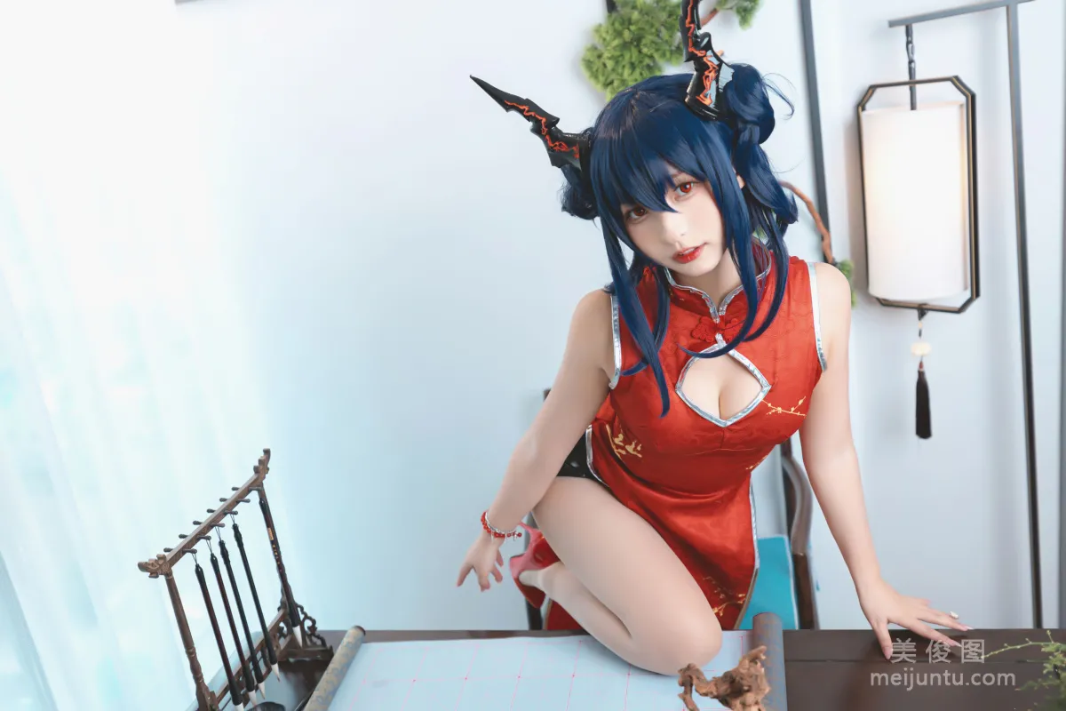 [Cosplay] 神楽坂真冬 - 旗袍魔女 写真集13